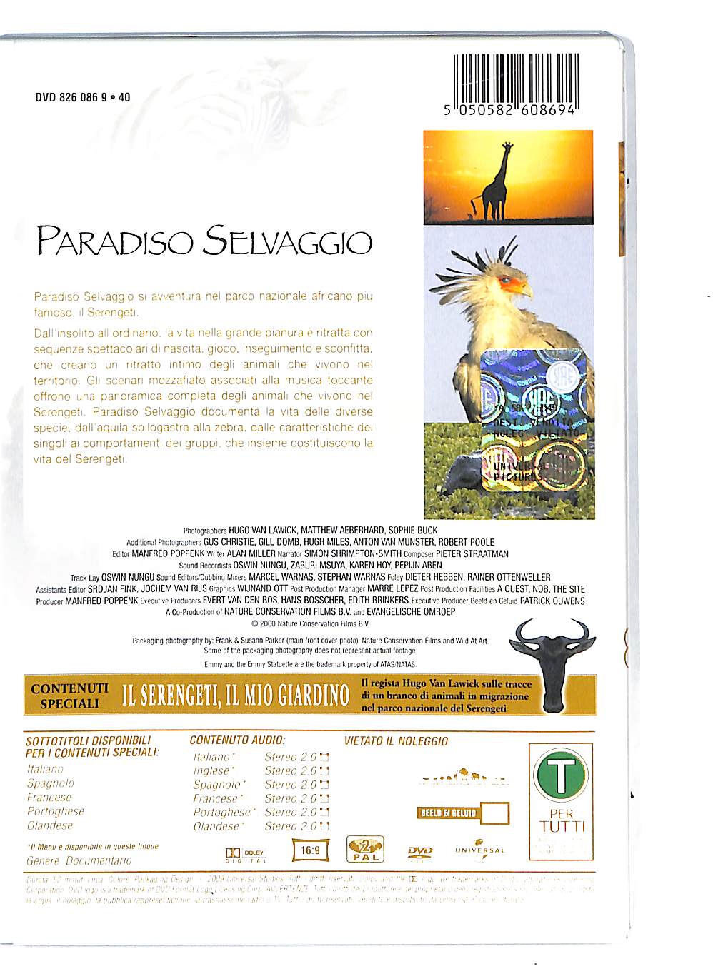 EBOND Paradiso Selvaggio DVD DB564160