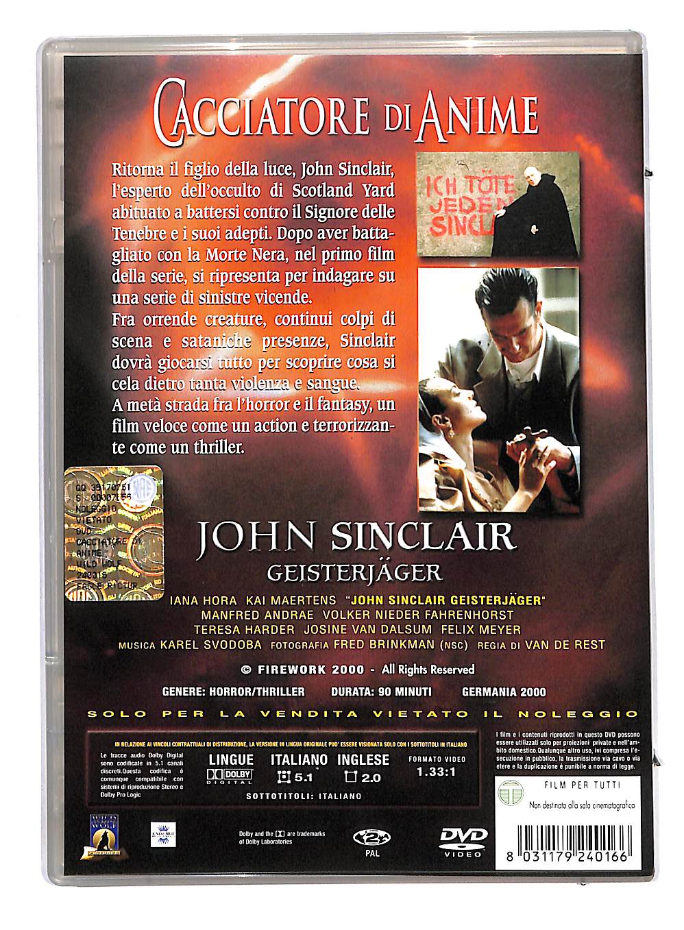 EBOND Cacciatore di anime - Slimcase DVD DB564402