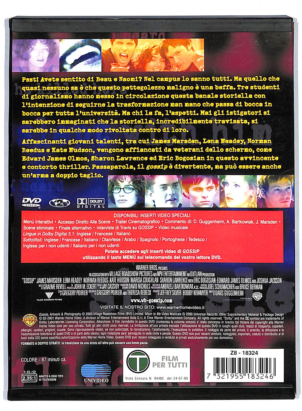 EBOND Gossip  SNAPPER DVD DB566120