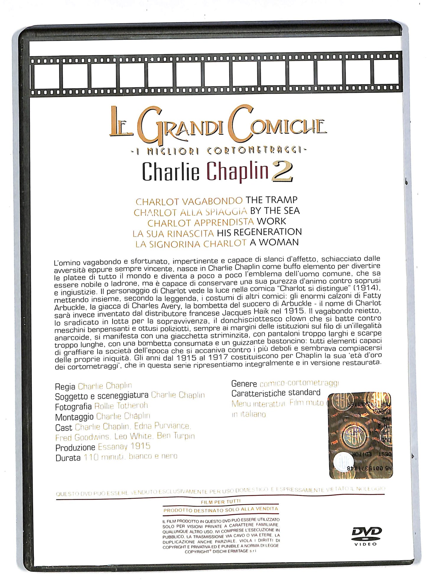 EBOND Charlie chaplin 2 - le grandi comiche i migliori EDITORIALE DVD DB566304