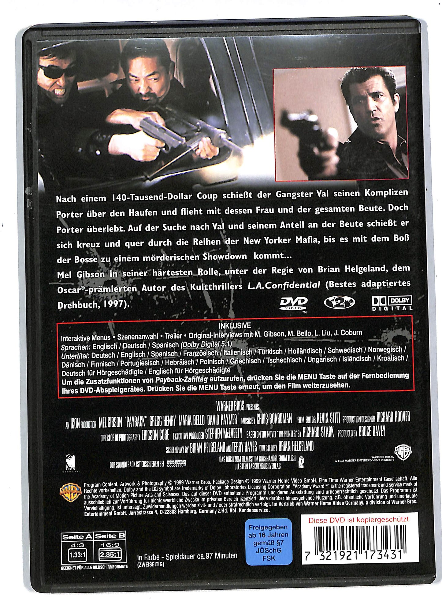 EBOND Payback - VERSIONE GERMANIA DVD DB566330