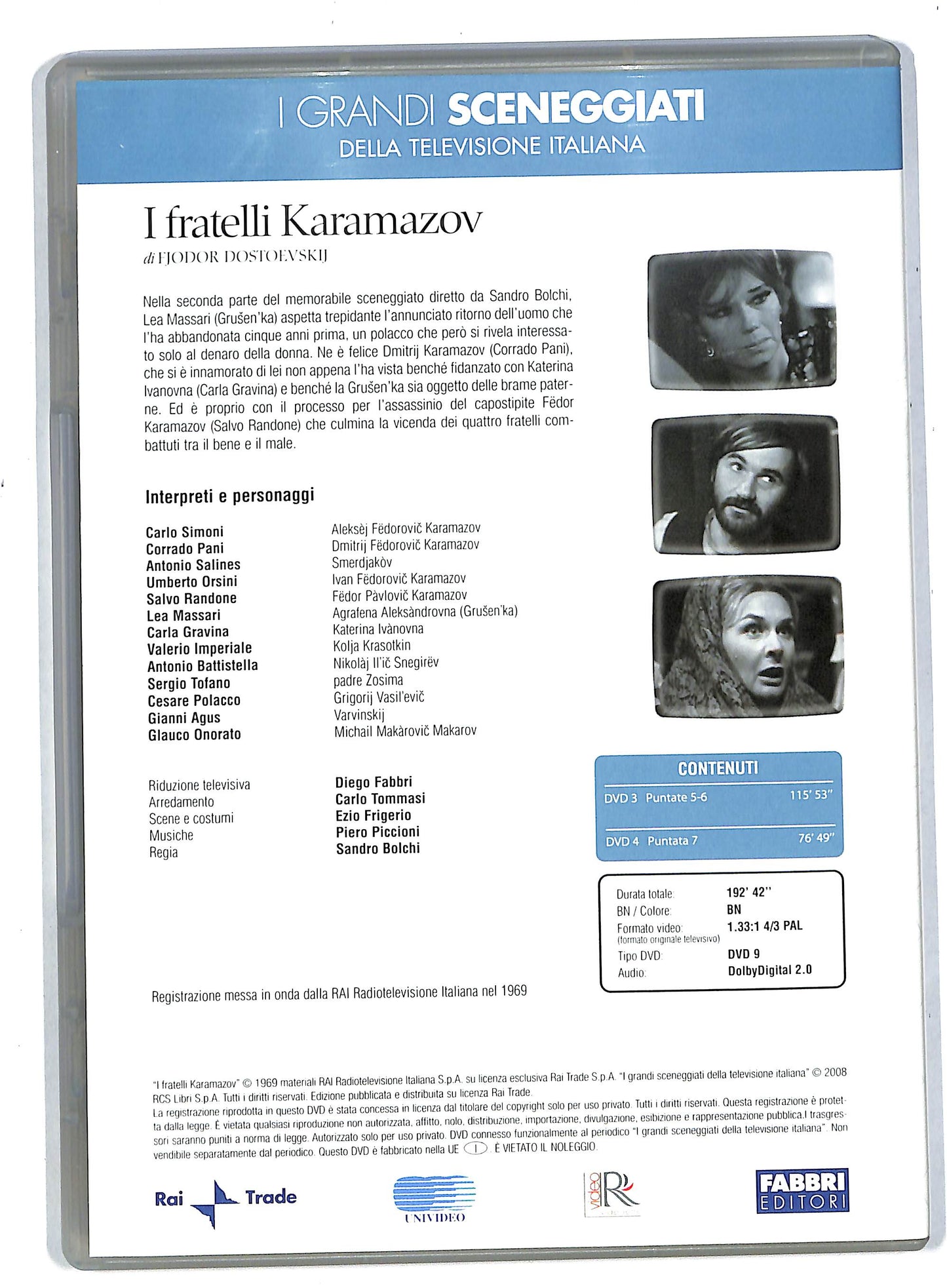 EBOND I fratelli karamazov puntate 5 - 7 EDITORIALE DVD DB566345
