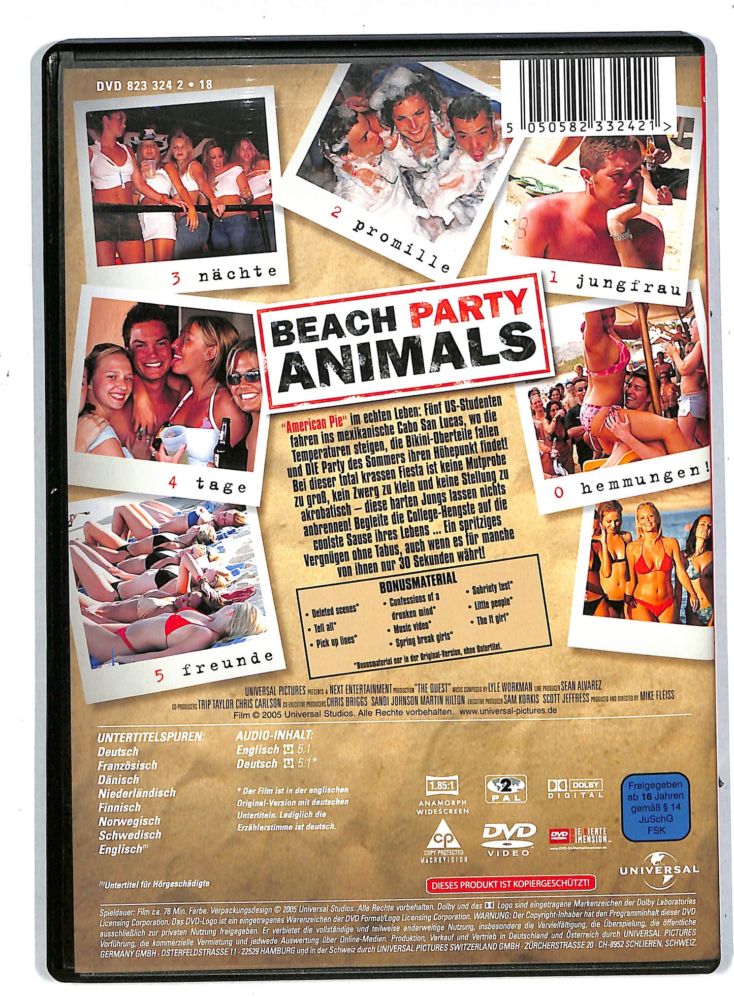 EBOND Beach Party Animals - versione germania (no ita) DVD DB566352