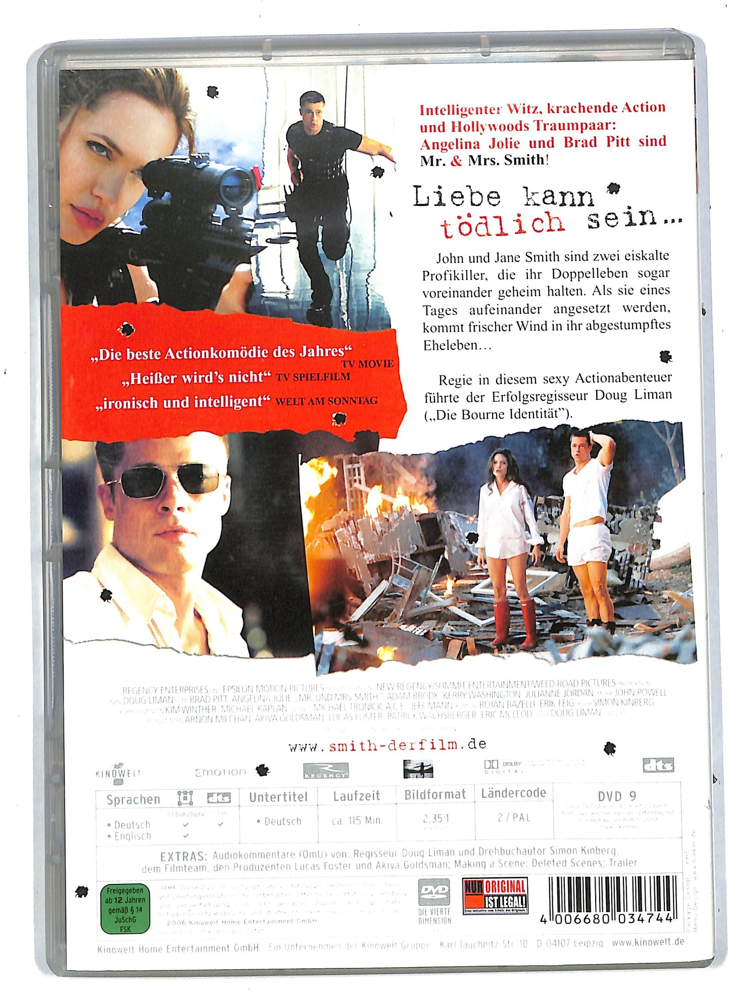 EBOND Mr. & Mrs. Smith EDIZIONE GERMANIA DVD DB566356