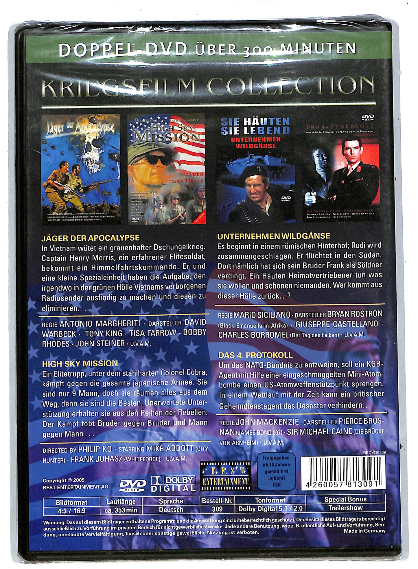 EBOND Kriegsfilm Collection 4 film DVD DB566358