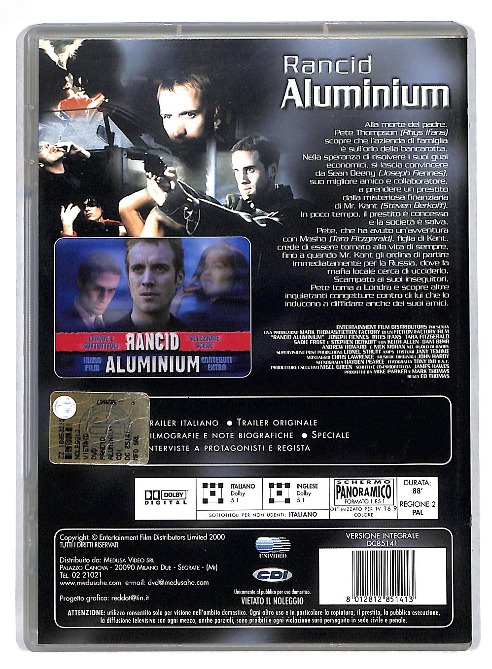 EBOND Rancid Aluminium DVD DB567138
