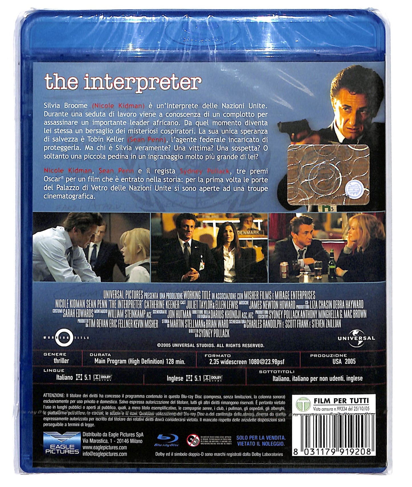 EBOND The Interpreter  BLURAY DB567323