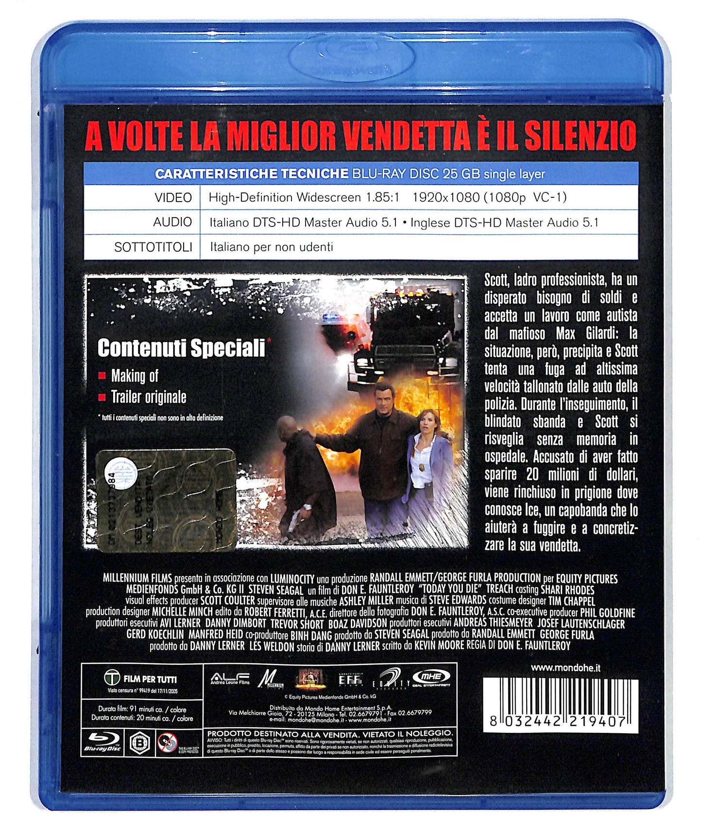 EBOND Today You Die  BLURAY DB567362