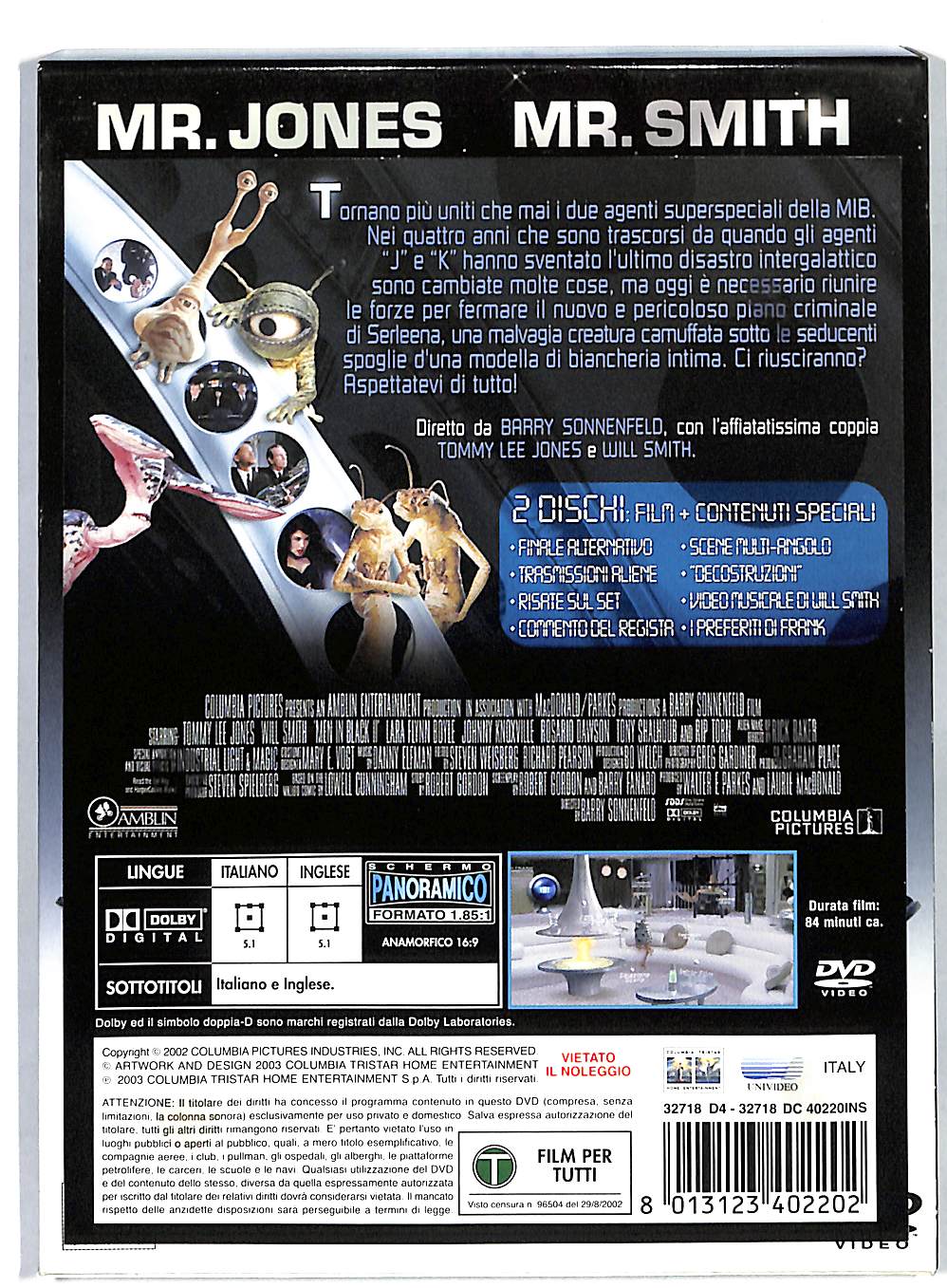 EBOND Men in black 2 (2 dischi) DIGIPACK DVD DB567638