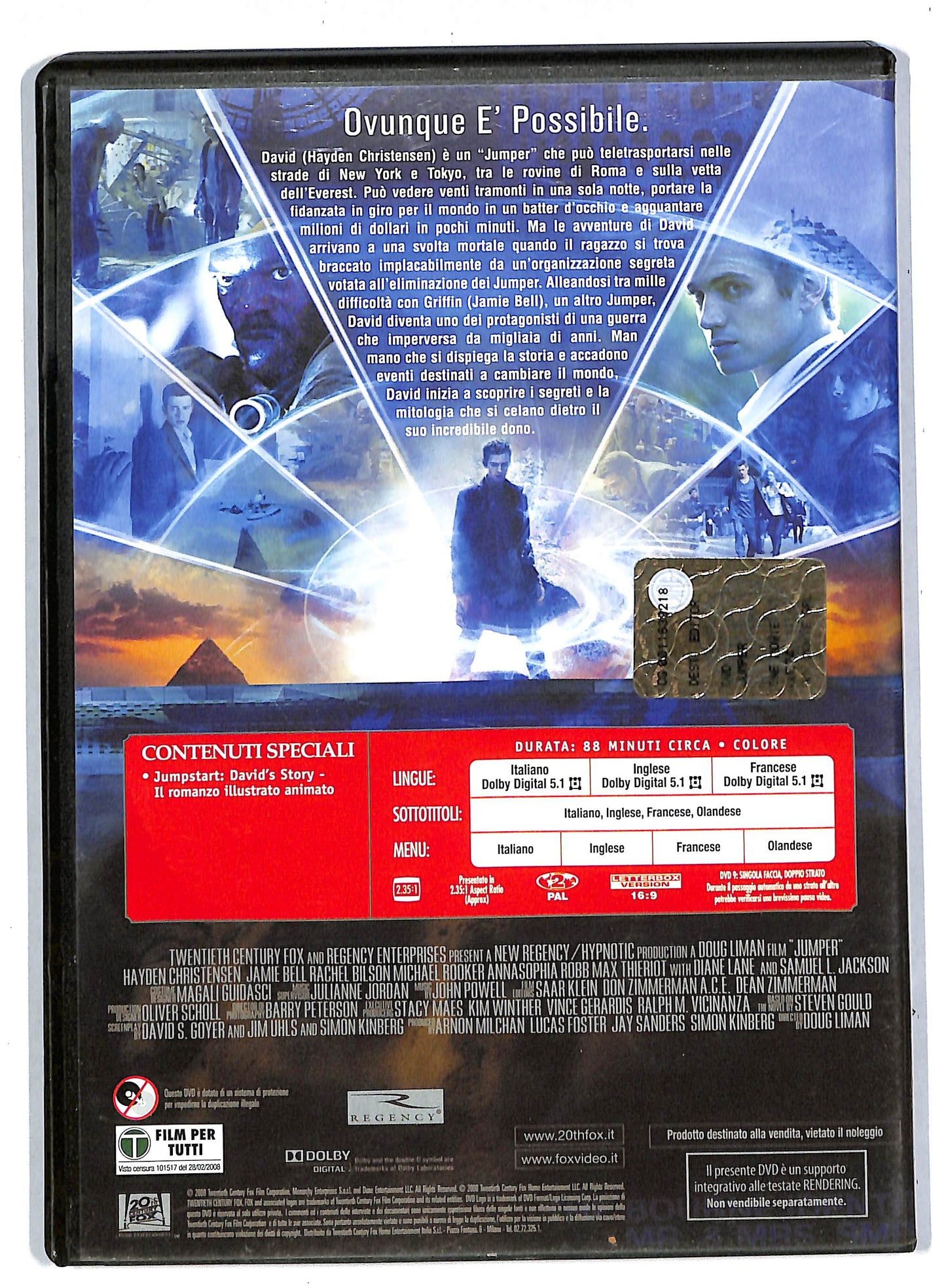 EBOND Jumper - Senza confini EDITORIALE DVD DB567945