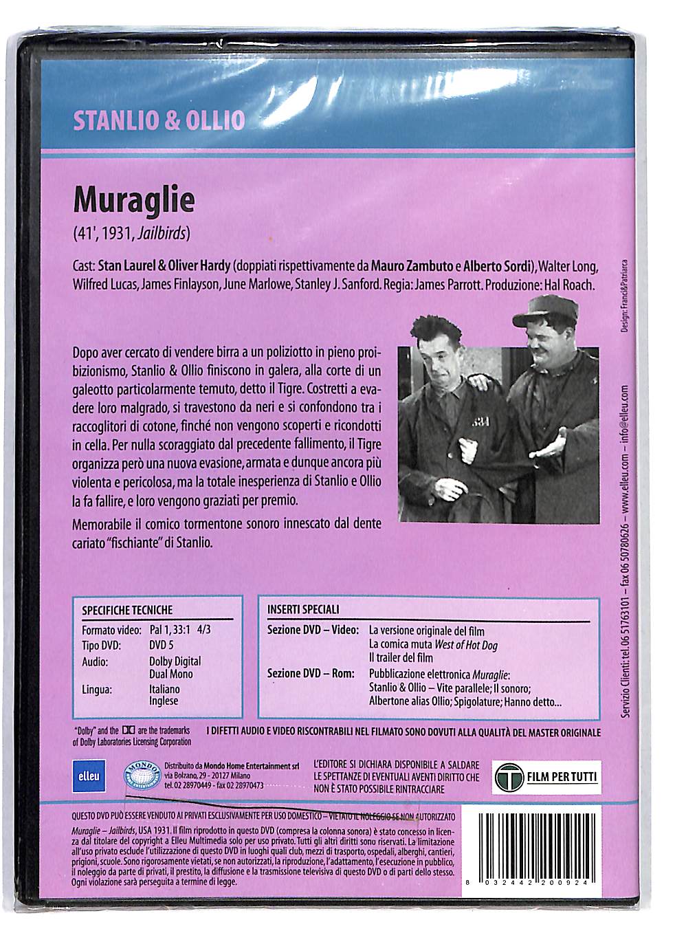 EBOND Stanlio & Ollio - Muraglie DVD DB568101