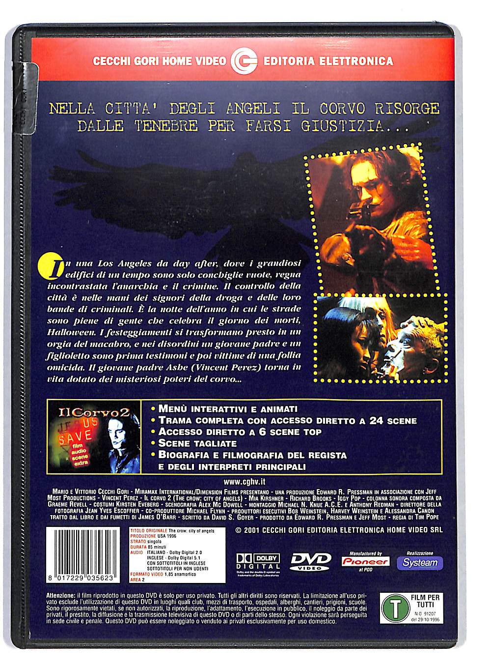 EBOND Il corvo 2 DVD DB568133