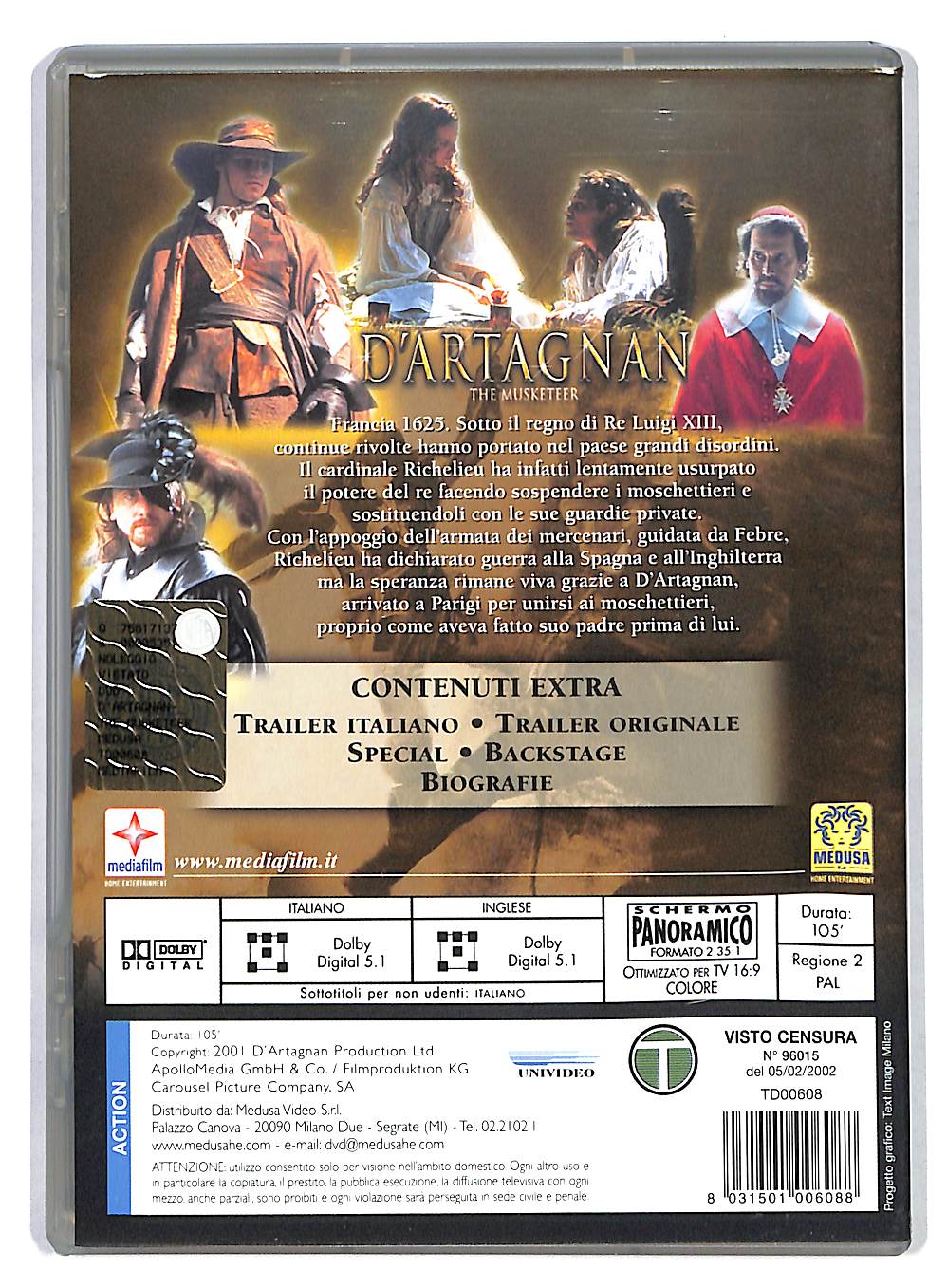 EBOND D'Artagnan DVD DB568147