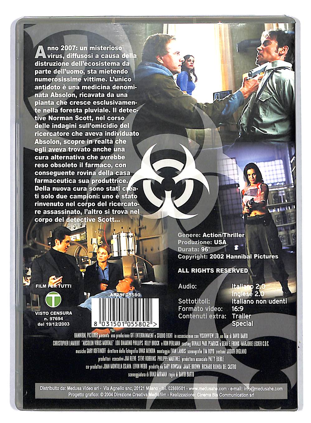 EBOND Absolon - Virus mortale DVD DB568433