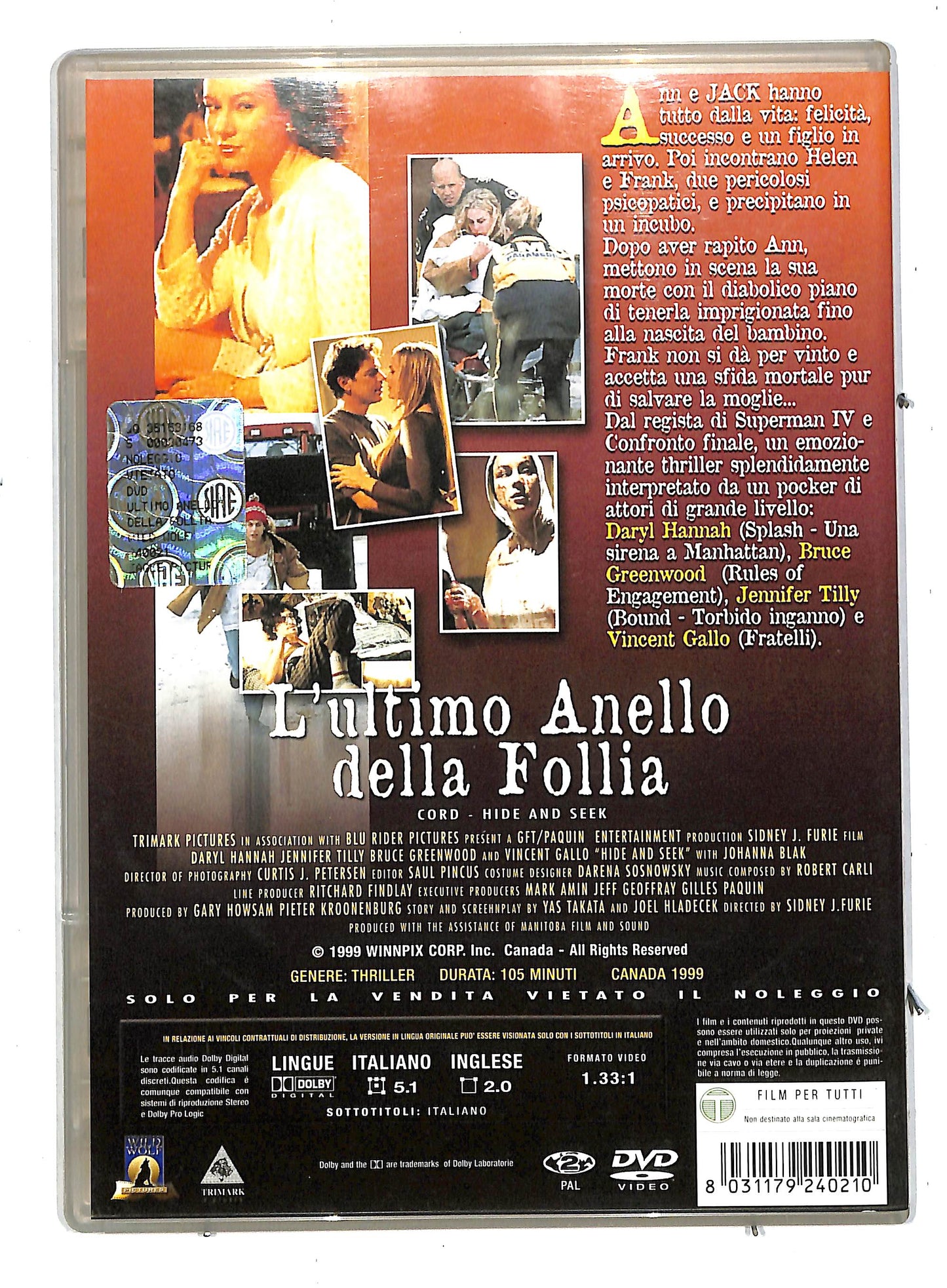 EBOND L' Ultimo Anello Della Follia SLIM DVD DB568619