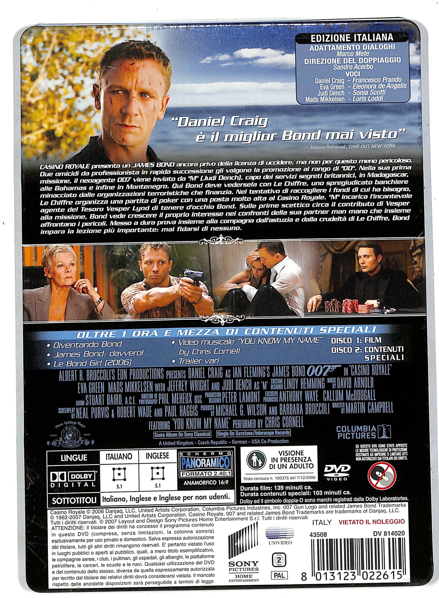 EBOND 007 Casino Royale STEELBOOK DVD DB568633
