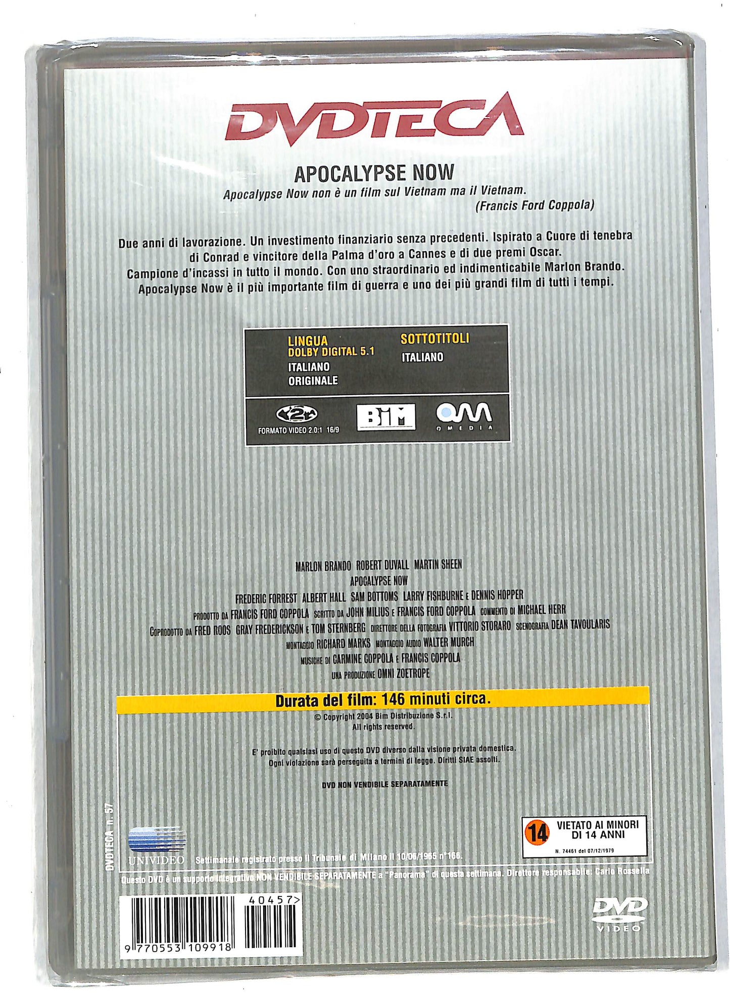 EBOND Apocalypse now EDITORIALE DVD DB568662