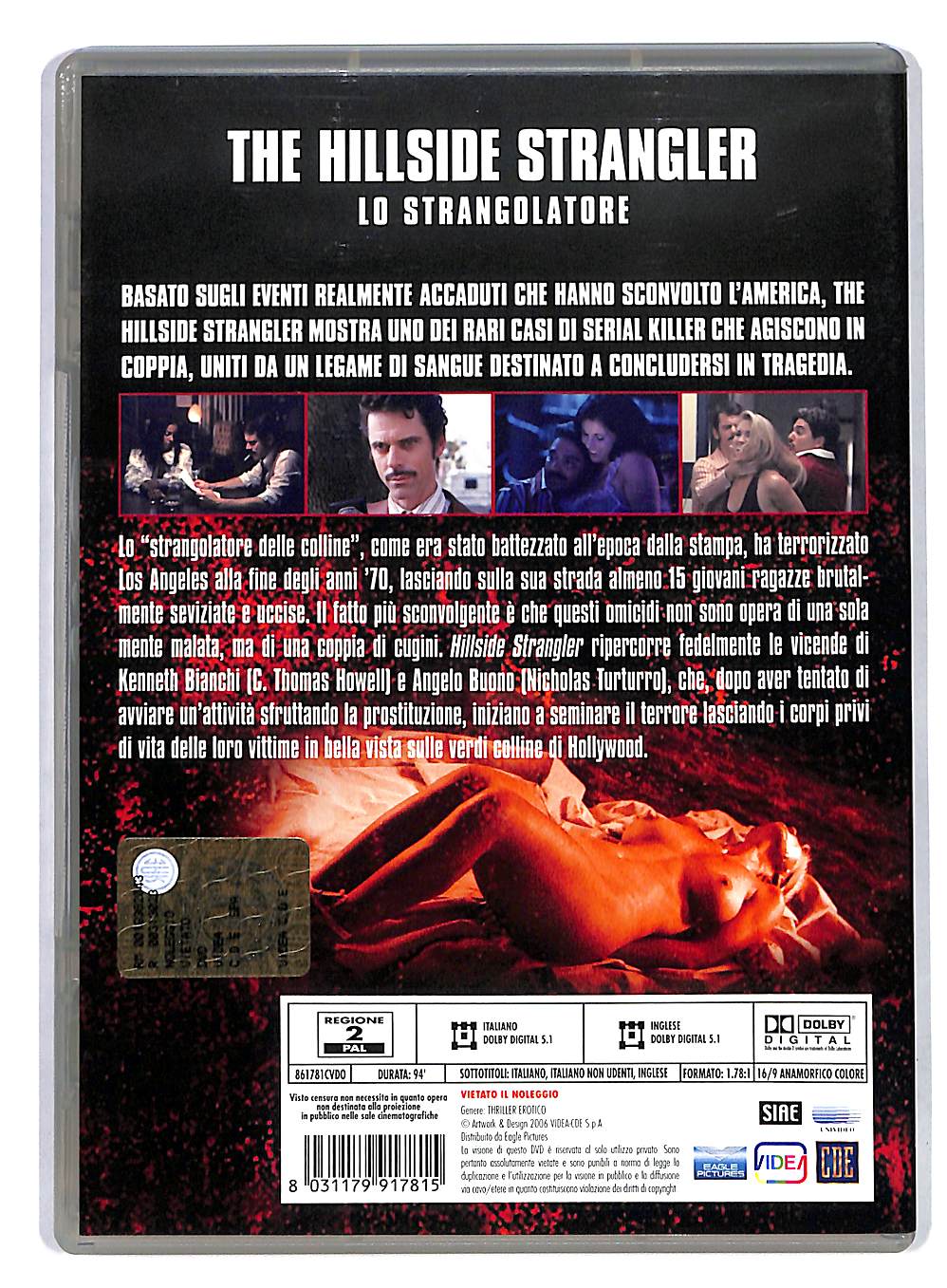 EBOND The Hillside Strangler - Lo strangolatore DVD DB568913