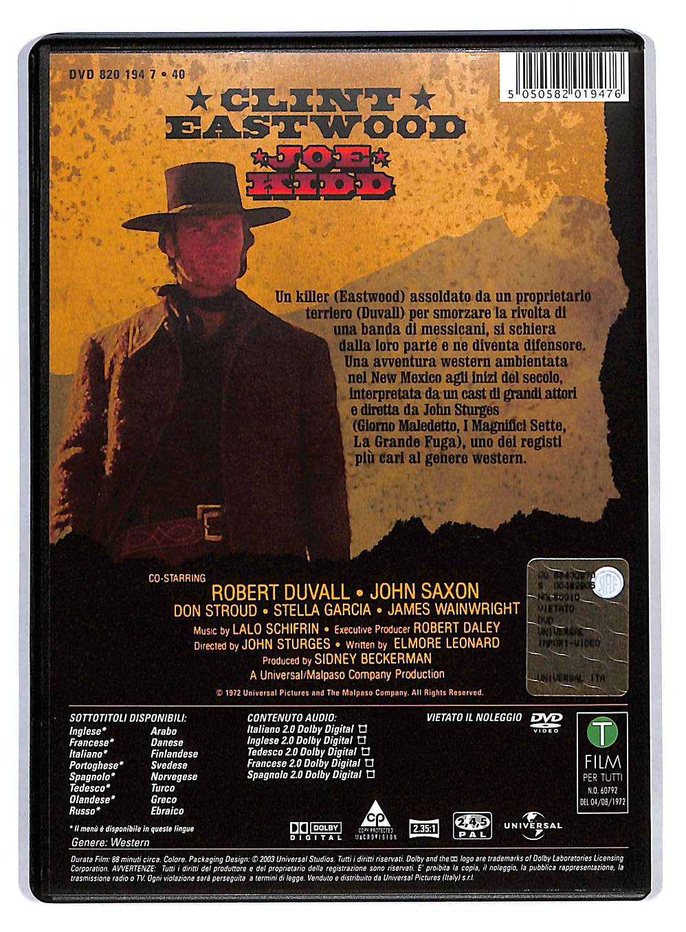 EBOND Joe Kidd DVD DB568937