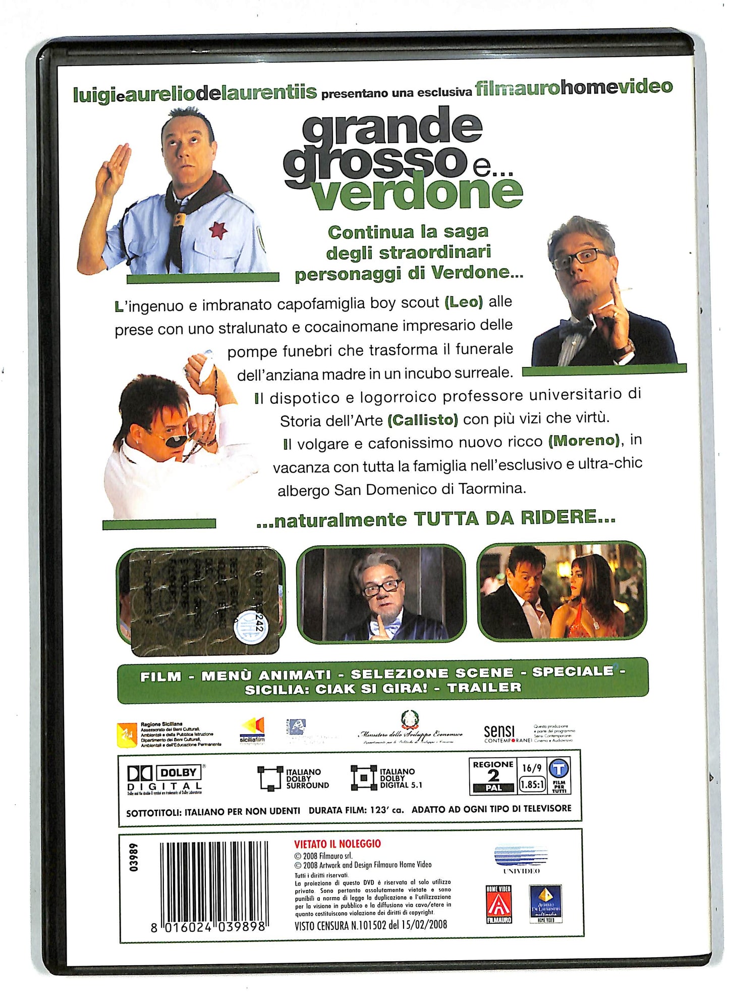 EBOND Grande grosso e verdone DVD DB569328