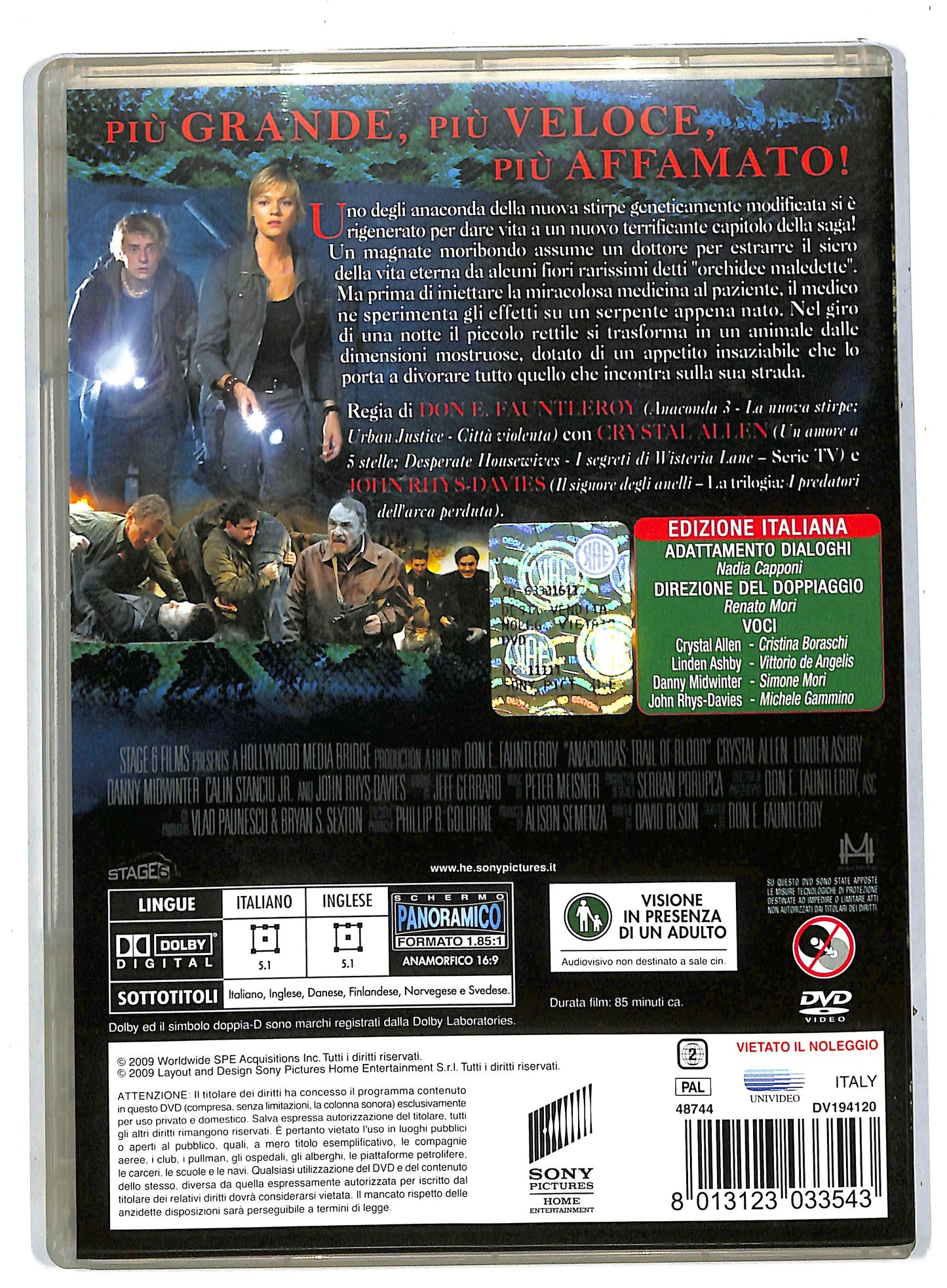 EBOND Anaconda - Sentiero di sangue DVD DB569353