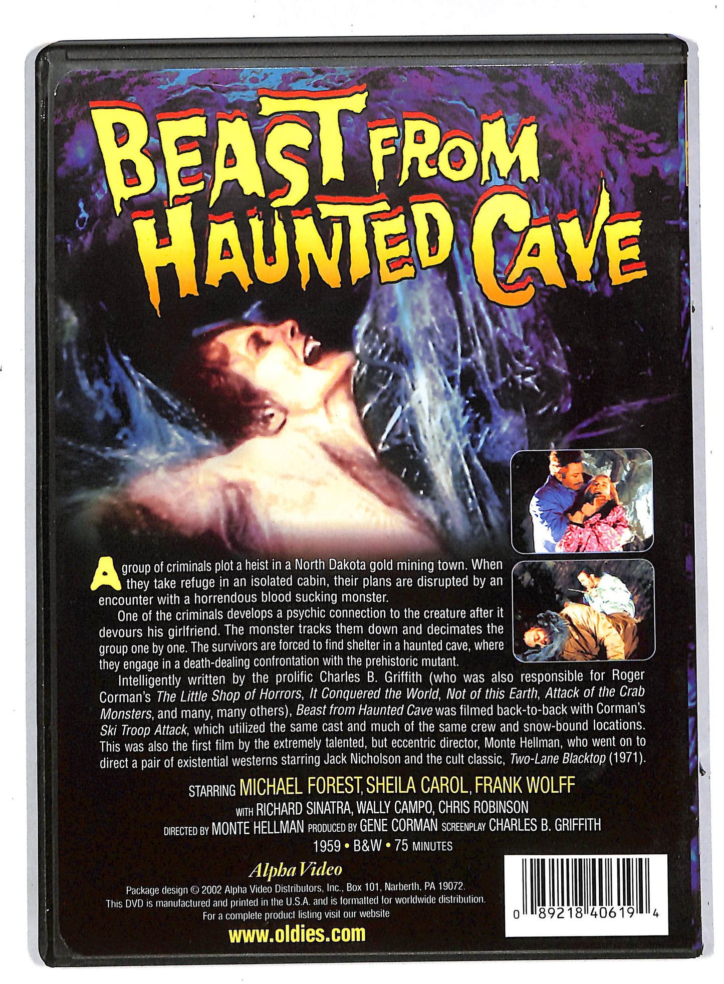 EBOND Beast From Haunted Cave NO ITA DVD DB569362