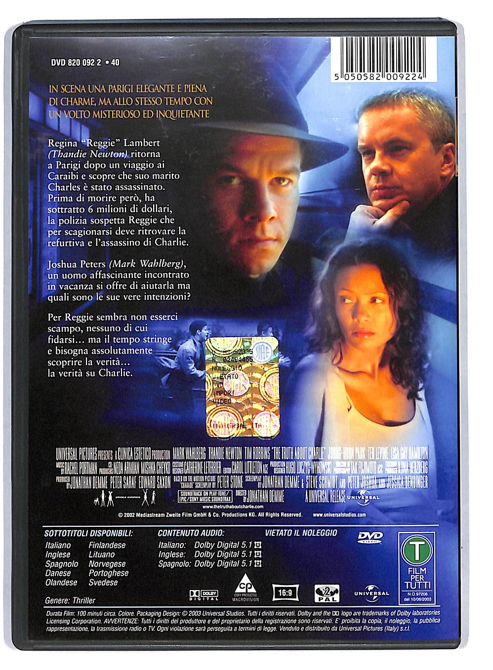 EBOND The Truth About Charlie DVD DB569611
