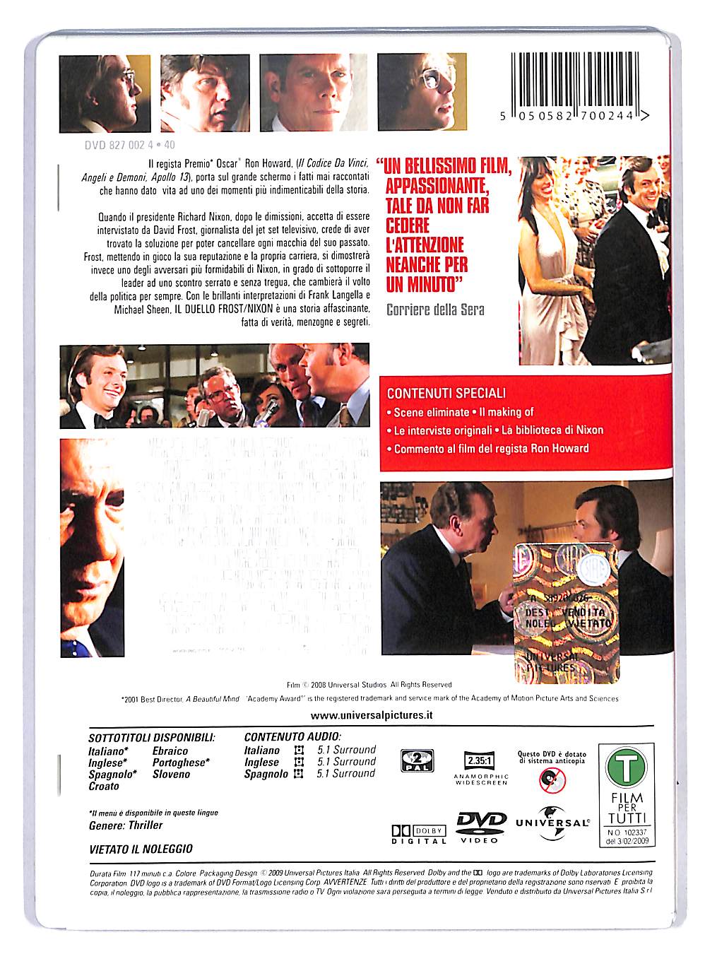 EBOND Il Duello Frost Nixon DVD DB569642
