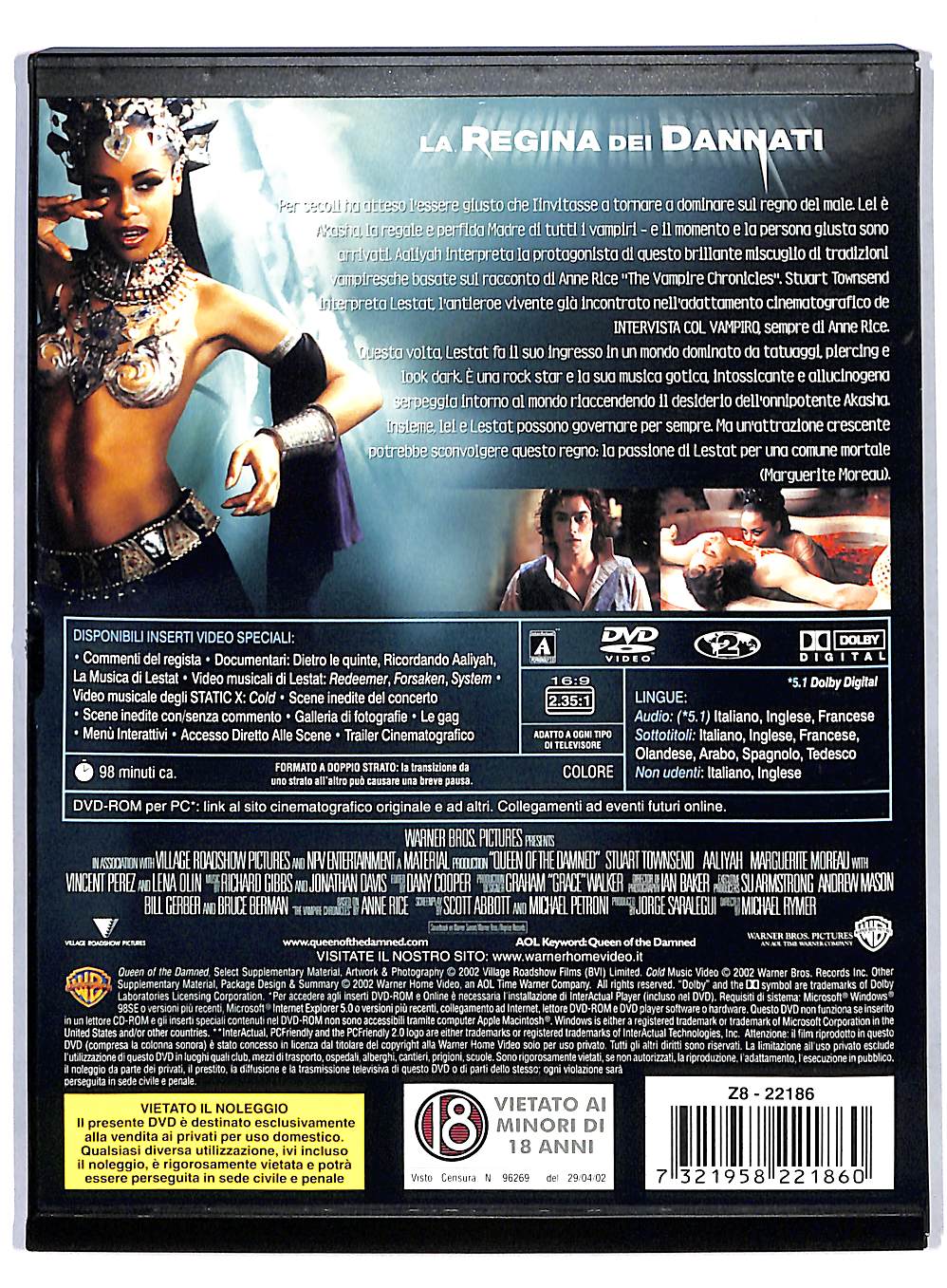EBOND La regina dei Dannati SNAPPER DVD DB569828