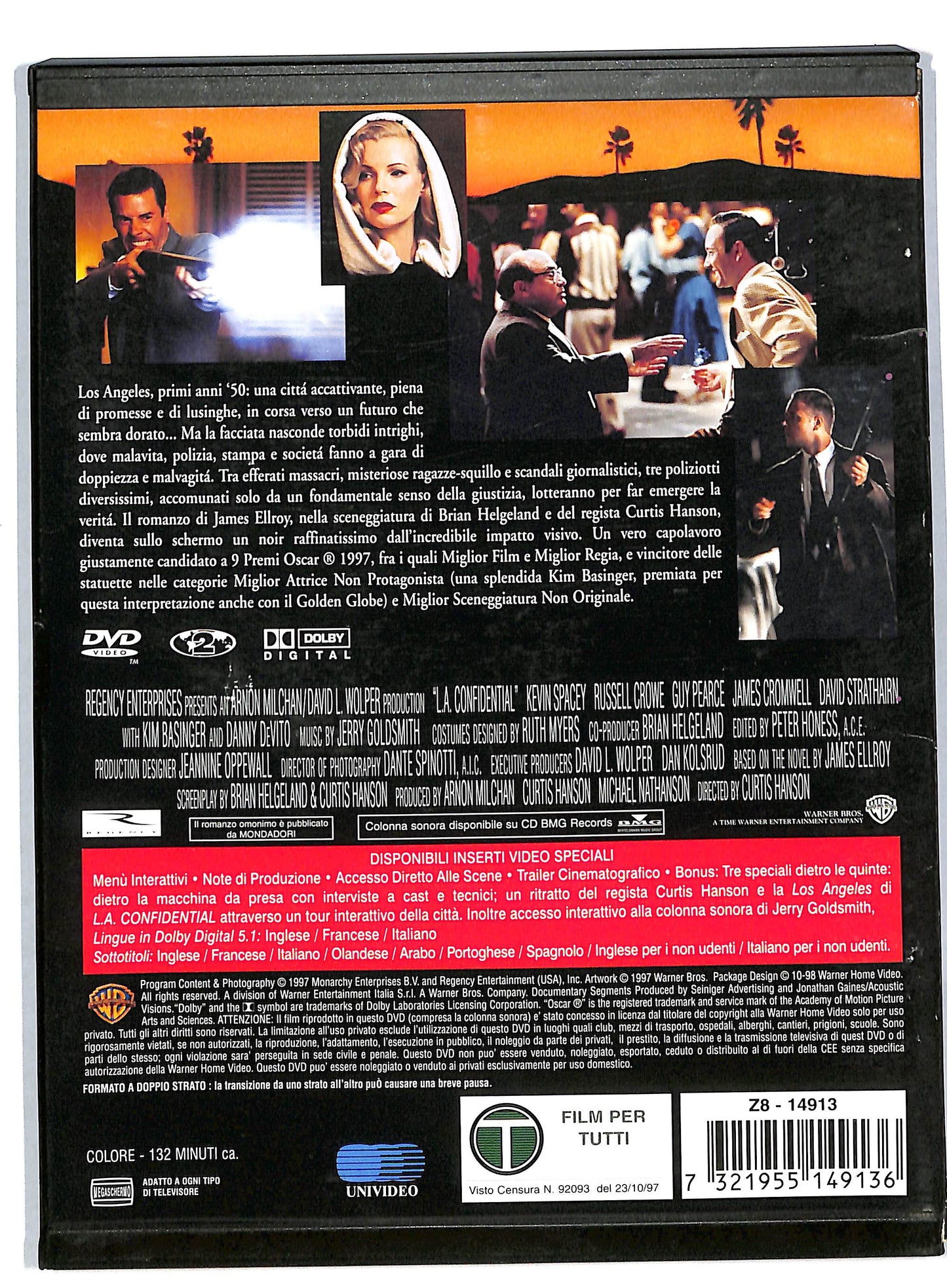 EBOND L. A. Confidential SNAPPER DVD DB570134