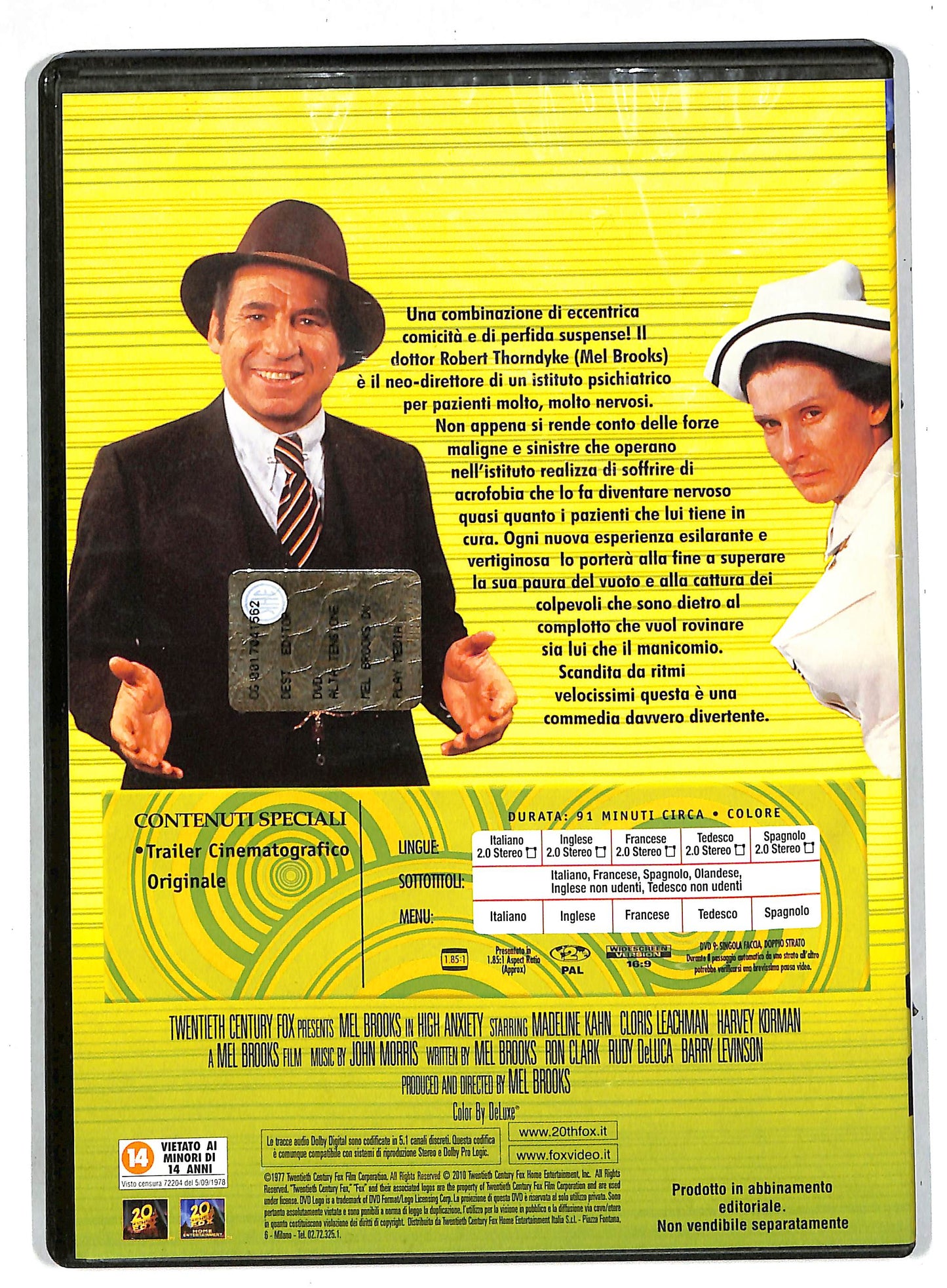 EBOND Alta Tensione EDITORIALE DVD DB570314