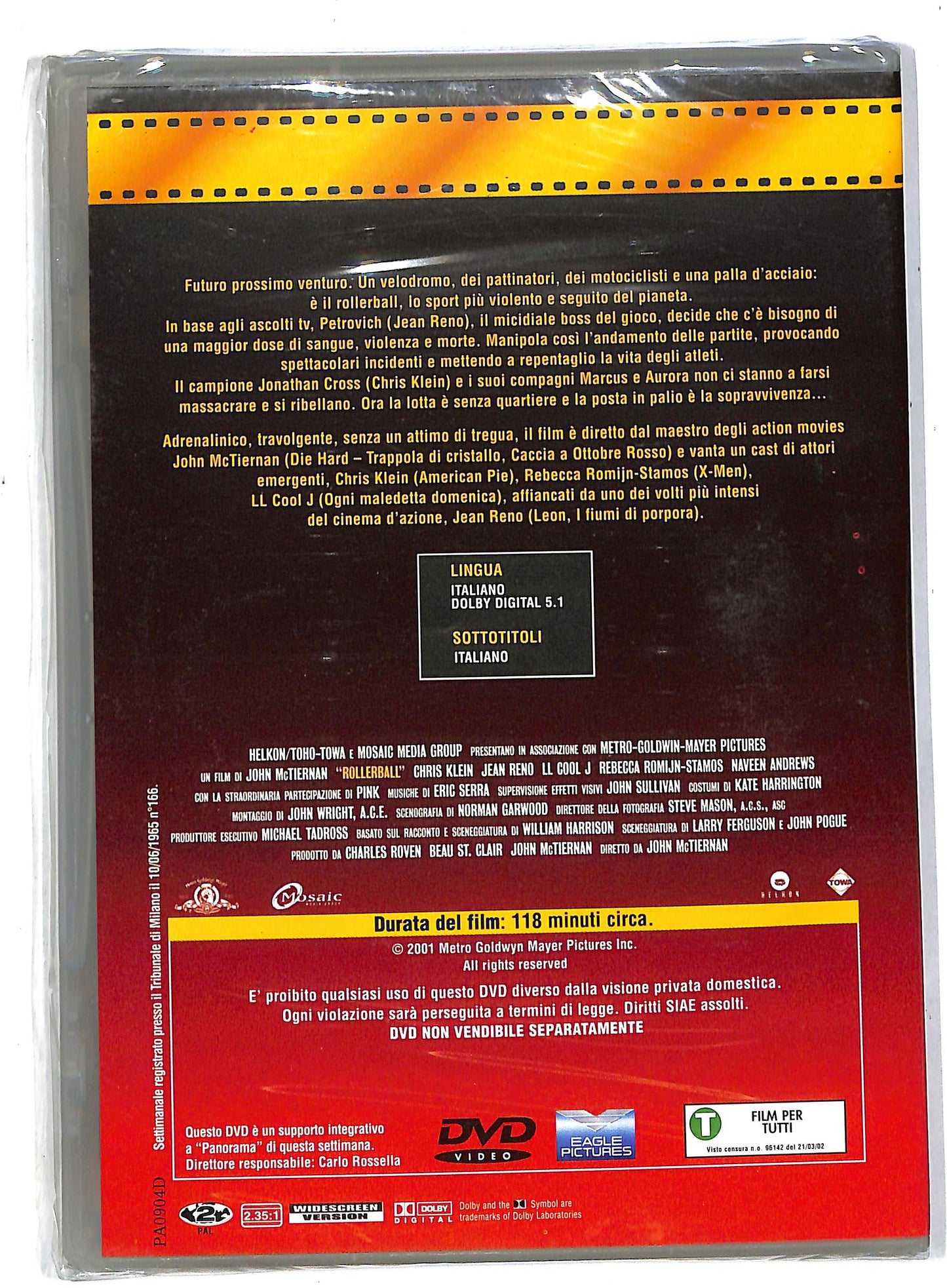 EBOND Rollerball - Entra nel gioco EDITORIALE DVD DB570341