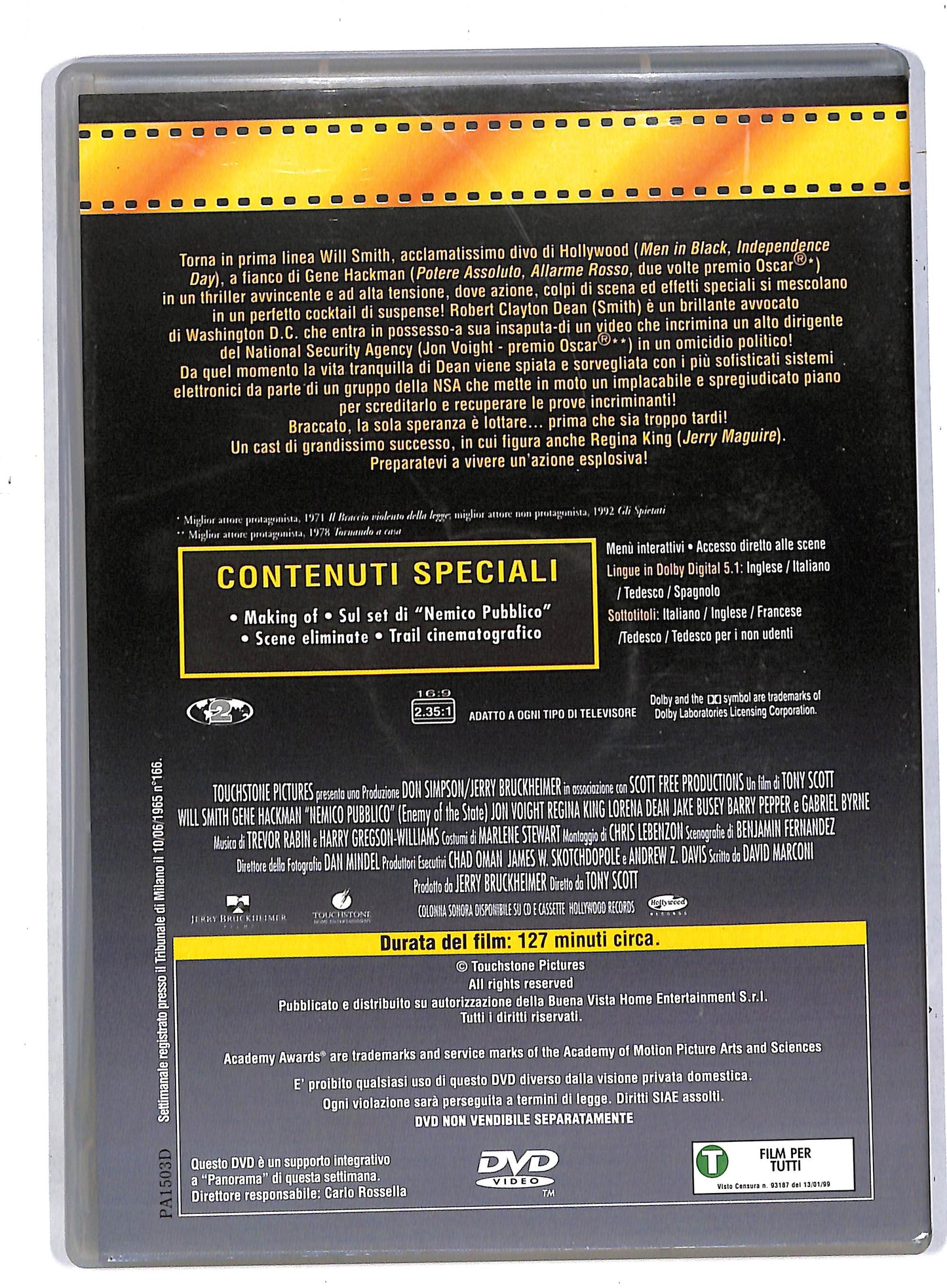 EBOND Nemico pubblico EDITORIALE DVD DB570605