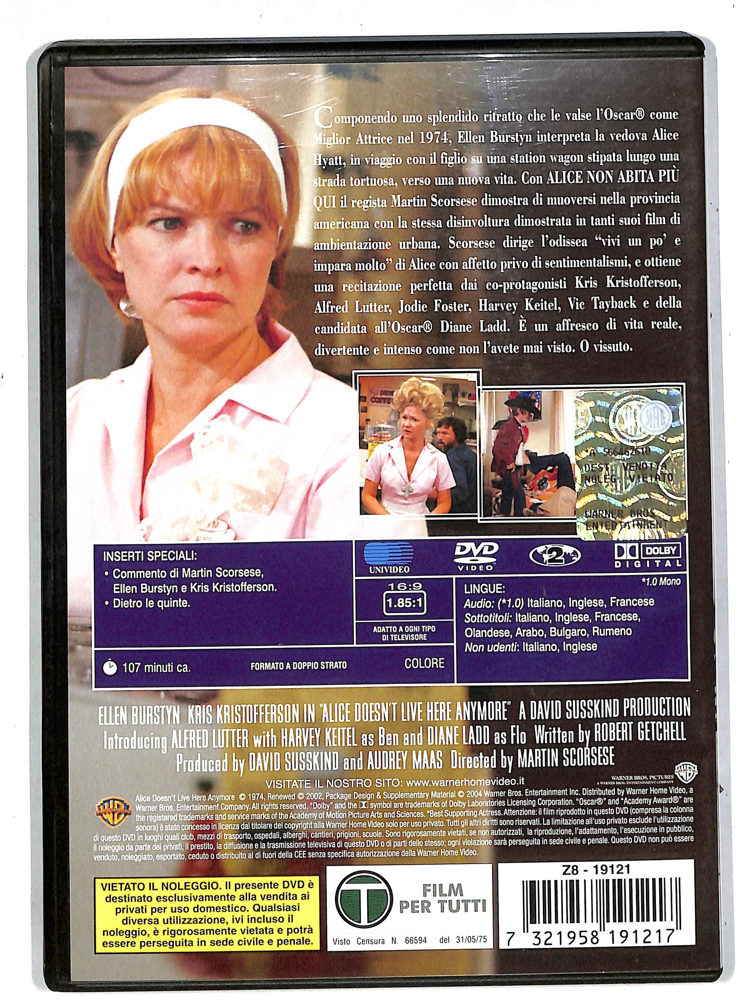 EBOND Alice Non Abita Piu Qui DVD DB570649