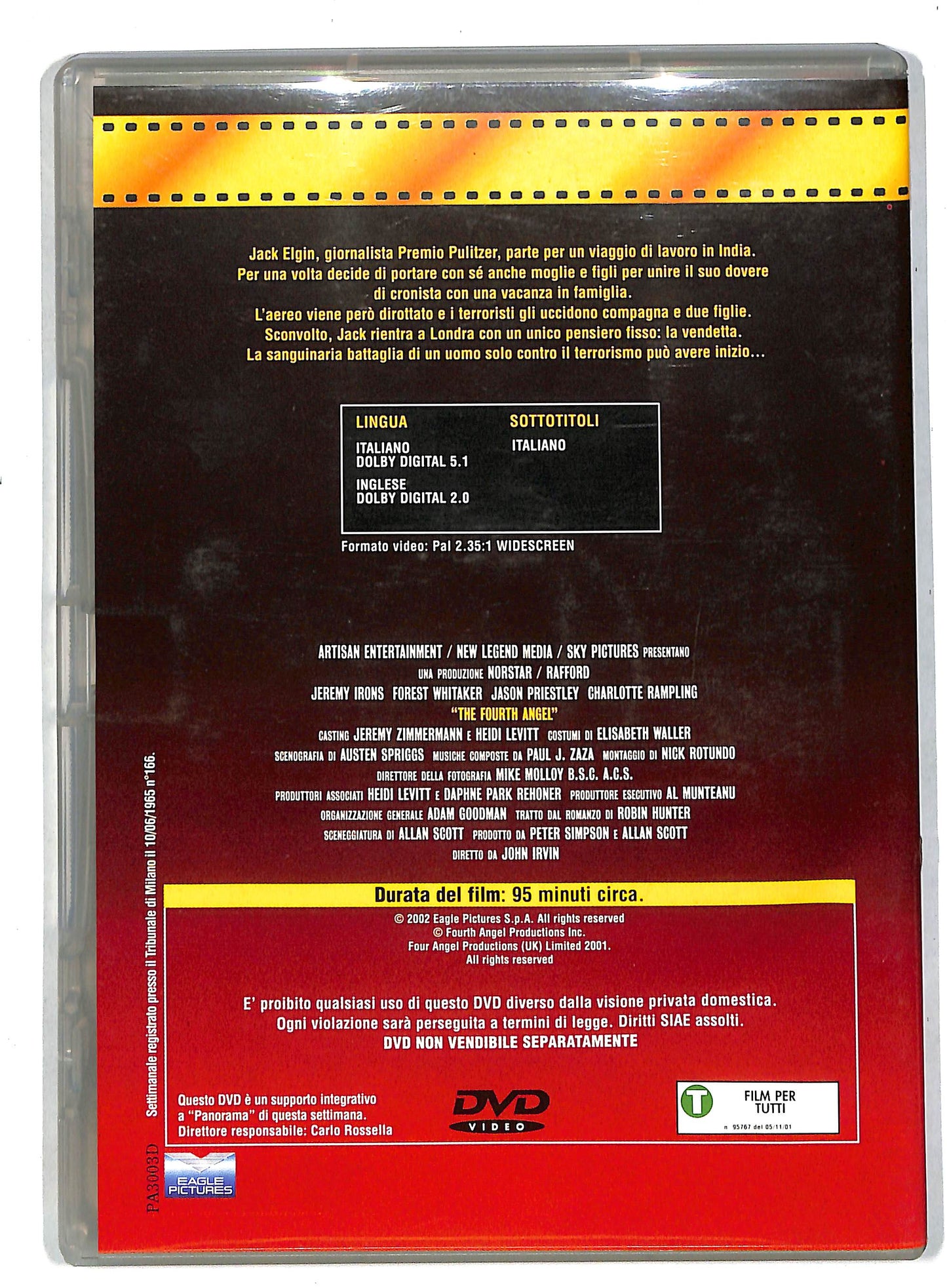 EBOND Il Quarto Angelo EDITORIALE DVD DB570804