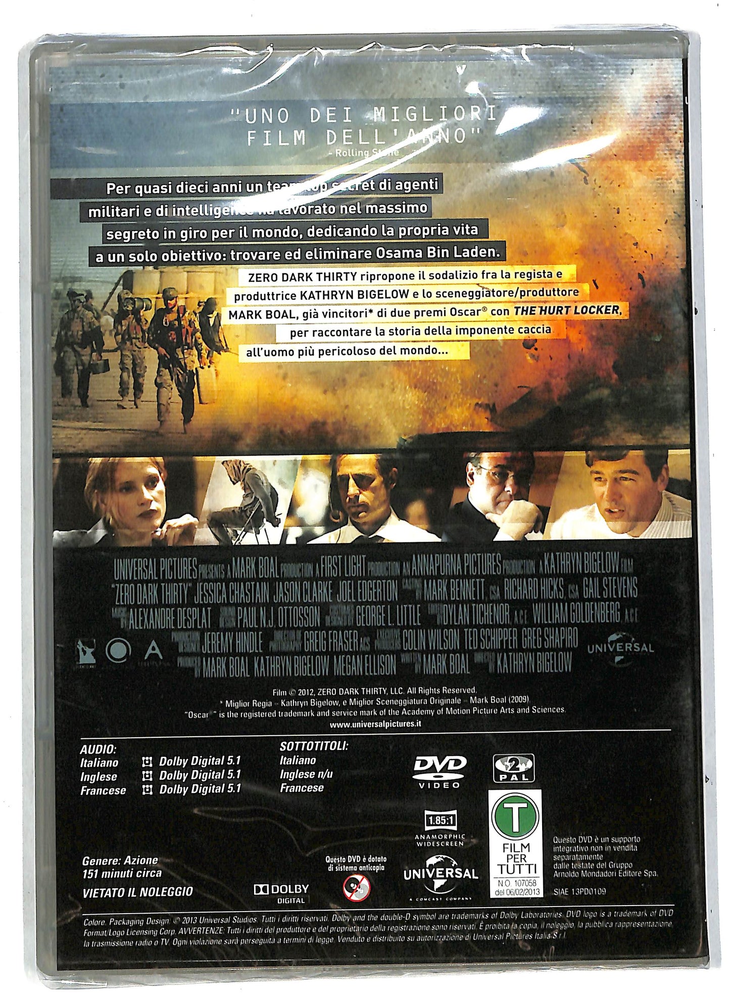 EBOND Zero dark thirty EDITORIALE DVD DB570817