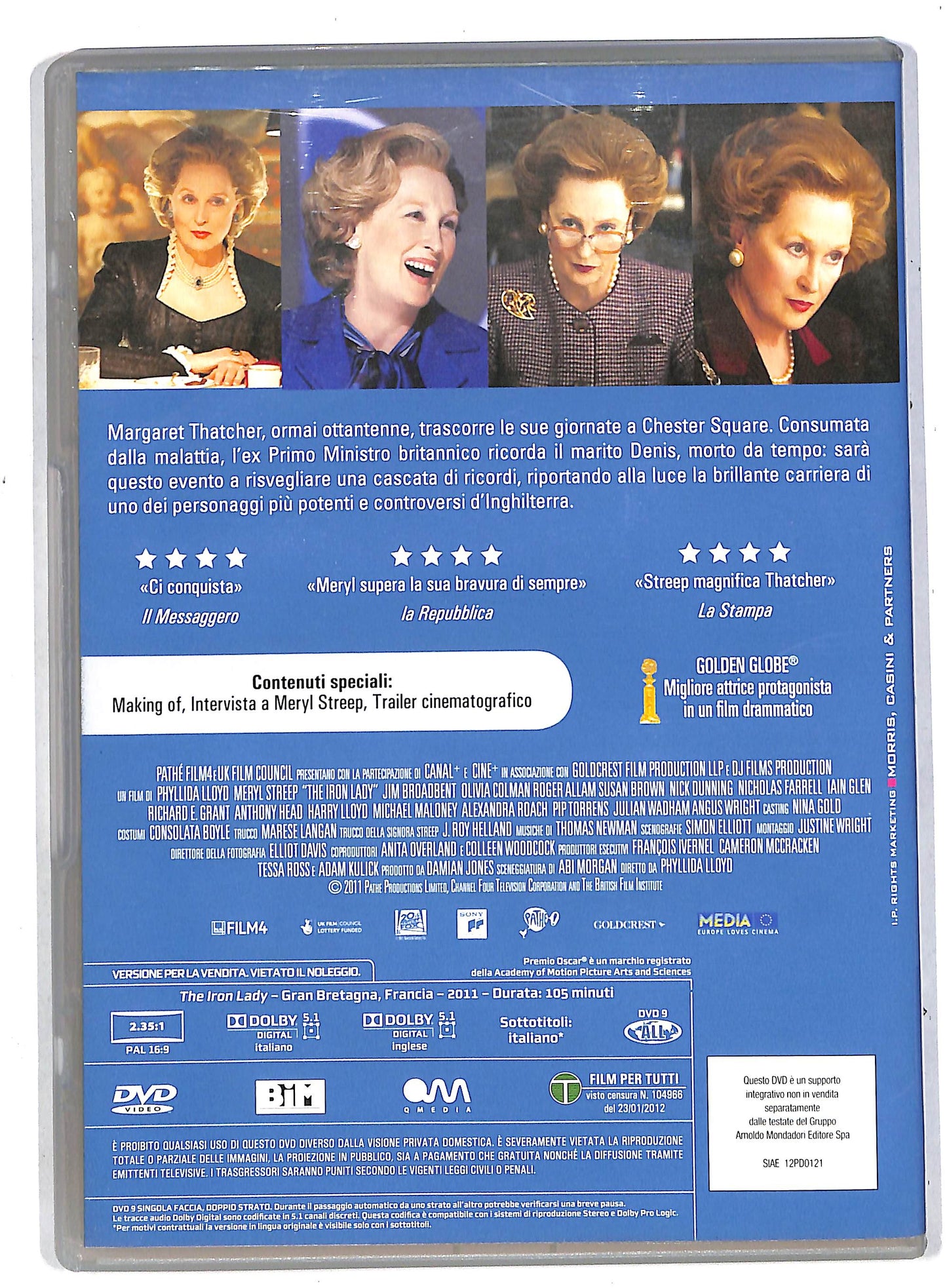 EBOND The Iron Lady EDITORIALE DVD DB570830
