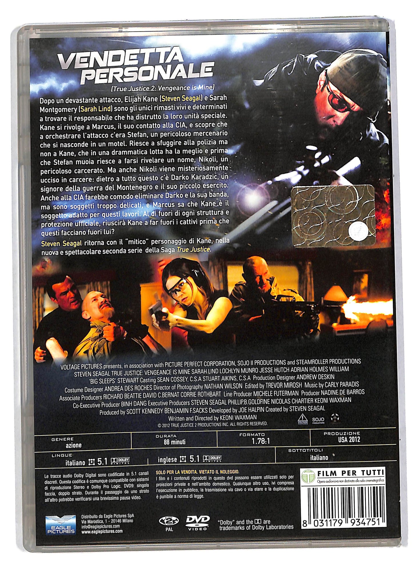 EBOND True justice 2 - Vendetta personale (film) DVD DB571104