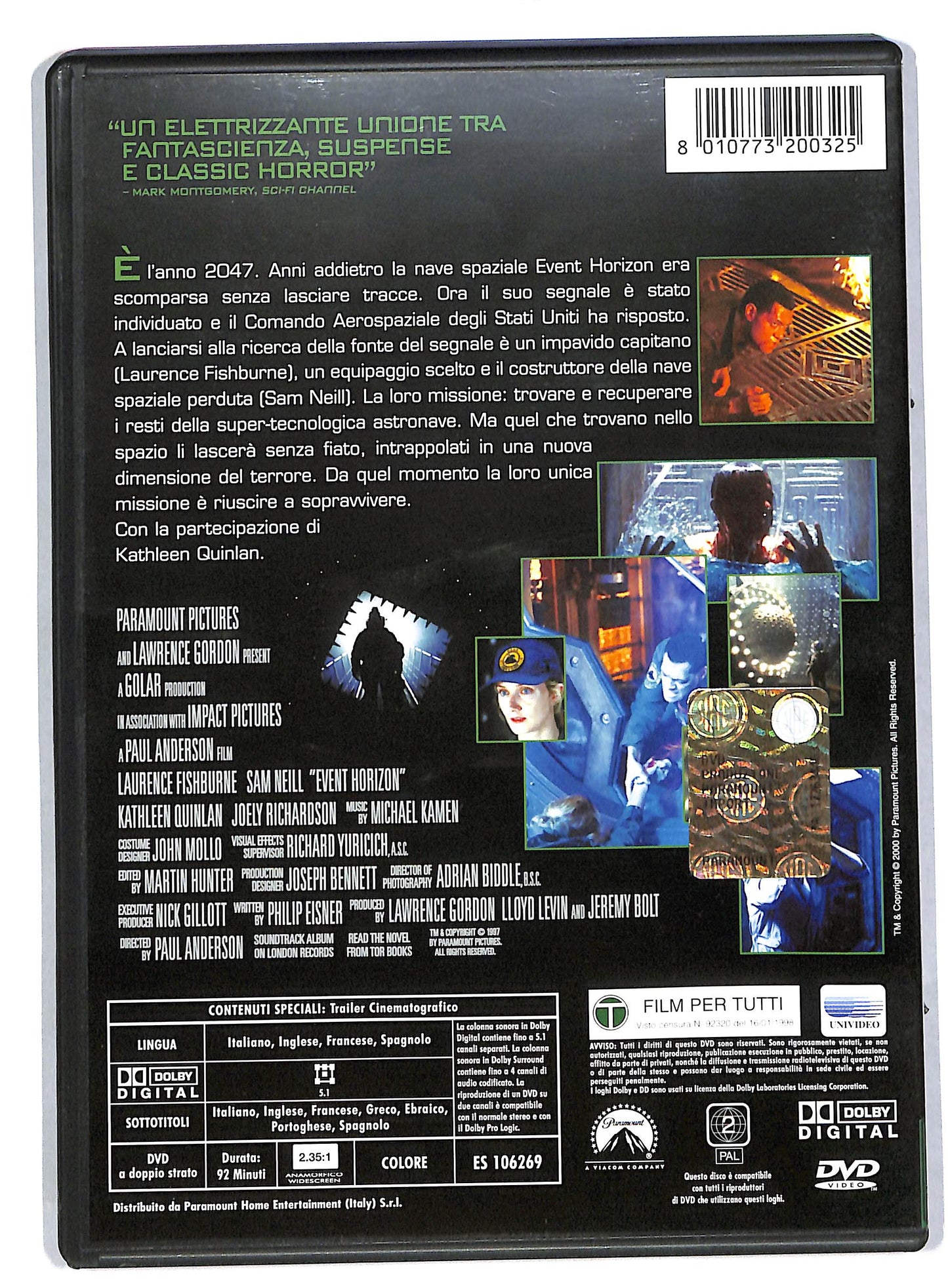 EBOND Punto di non ritorno DVD DB571153