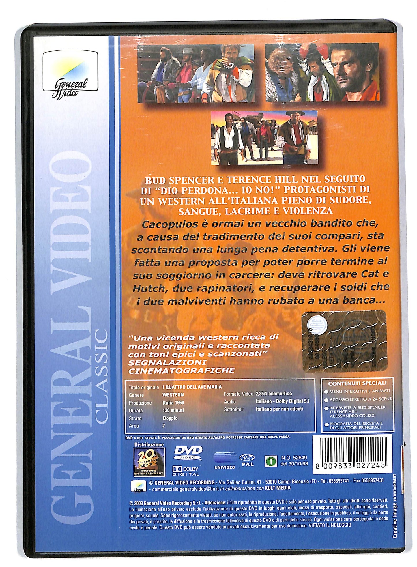 EBOND I quattro dell'ave maria DVD DB571349