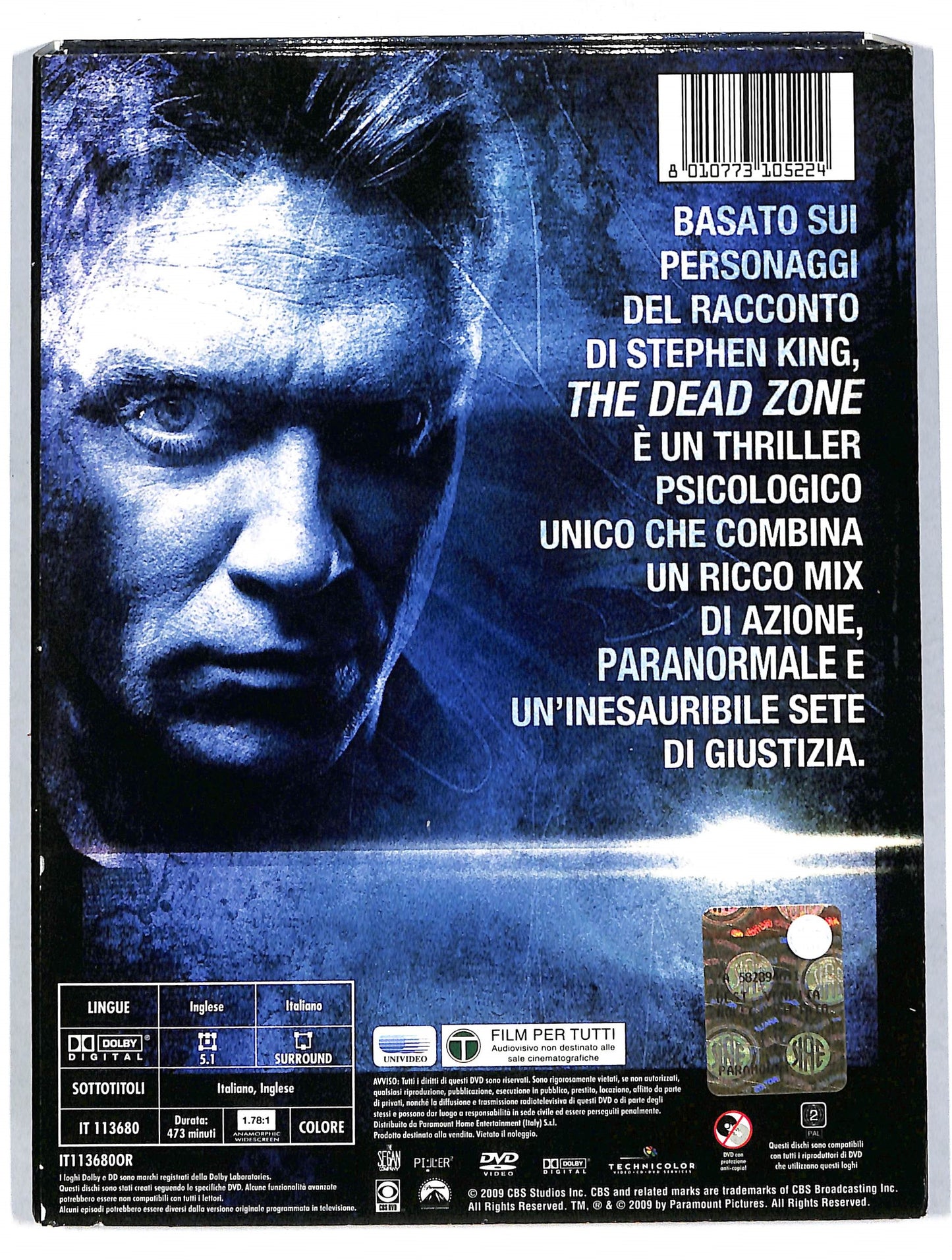 EBOND The Dead Zone La Quinta Stagione Completa DIGIPACK DVD DB571609