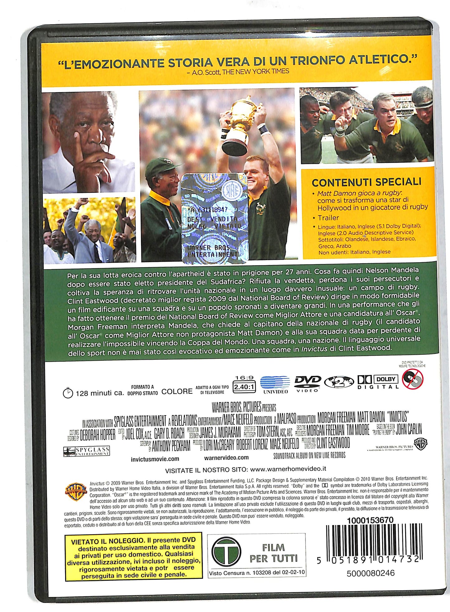 EBOND Invictus l'invincibile DVD DB571649