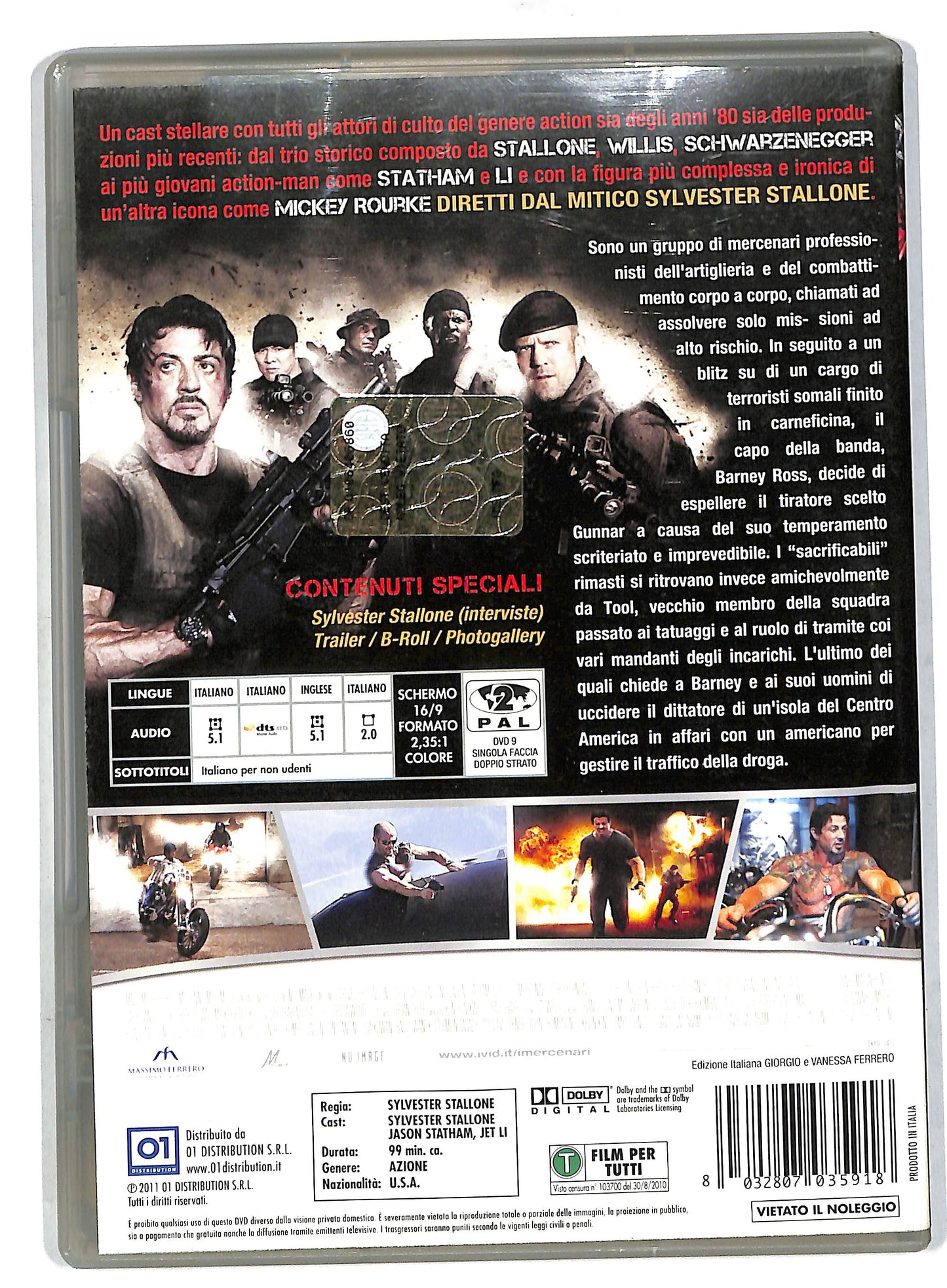EBOND I mercenari - the expendables DVD DB571658