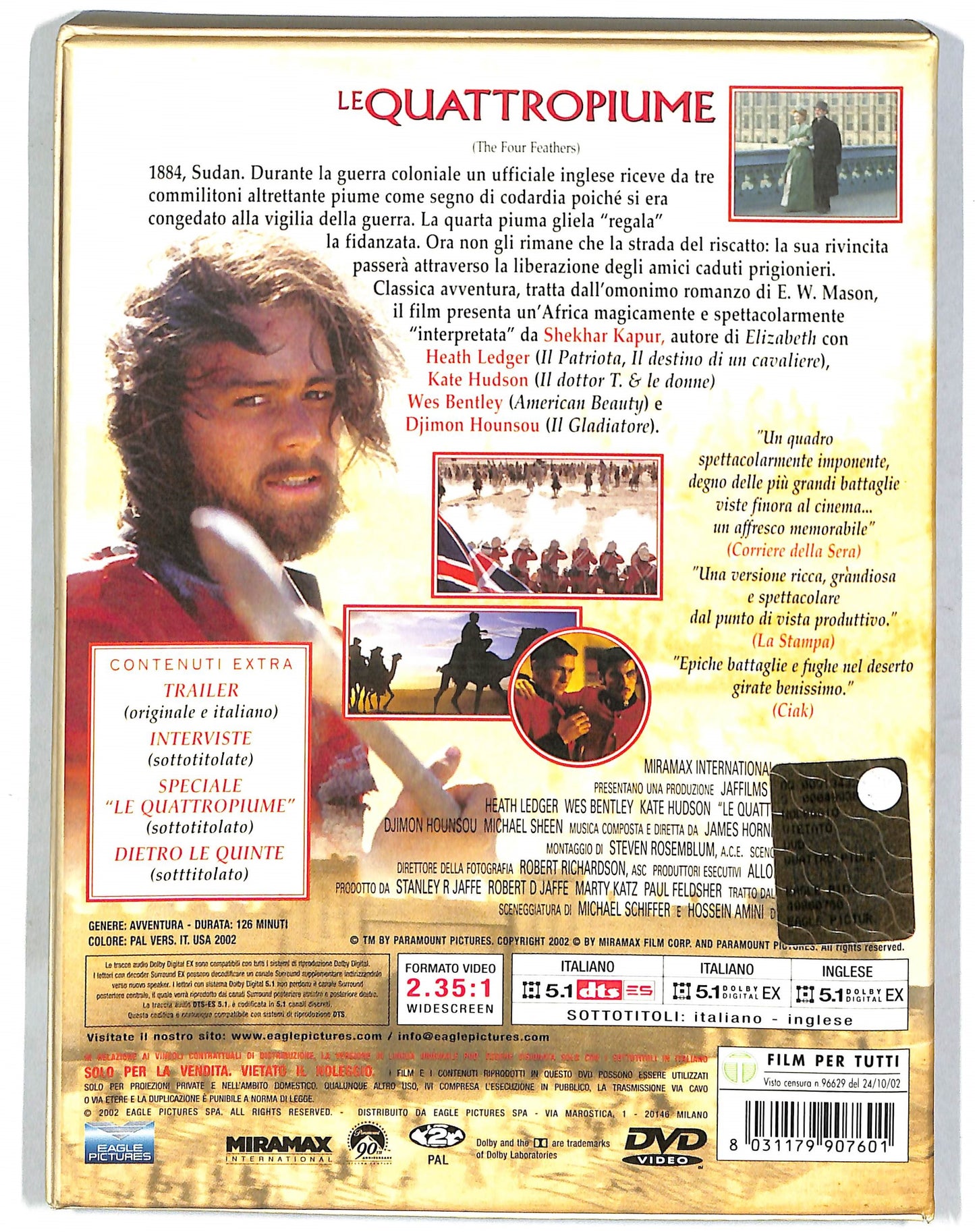 EBOND Le Quattro Piume DIGIPACK DVD DB571811