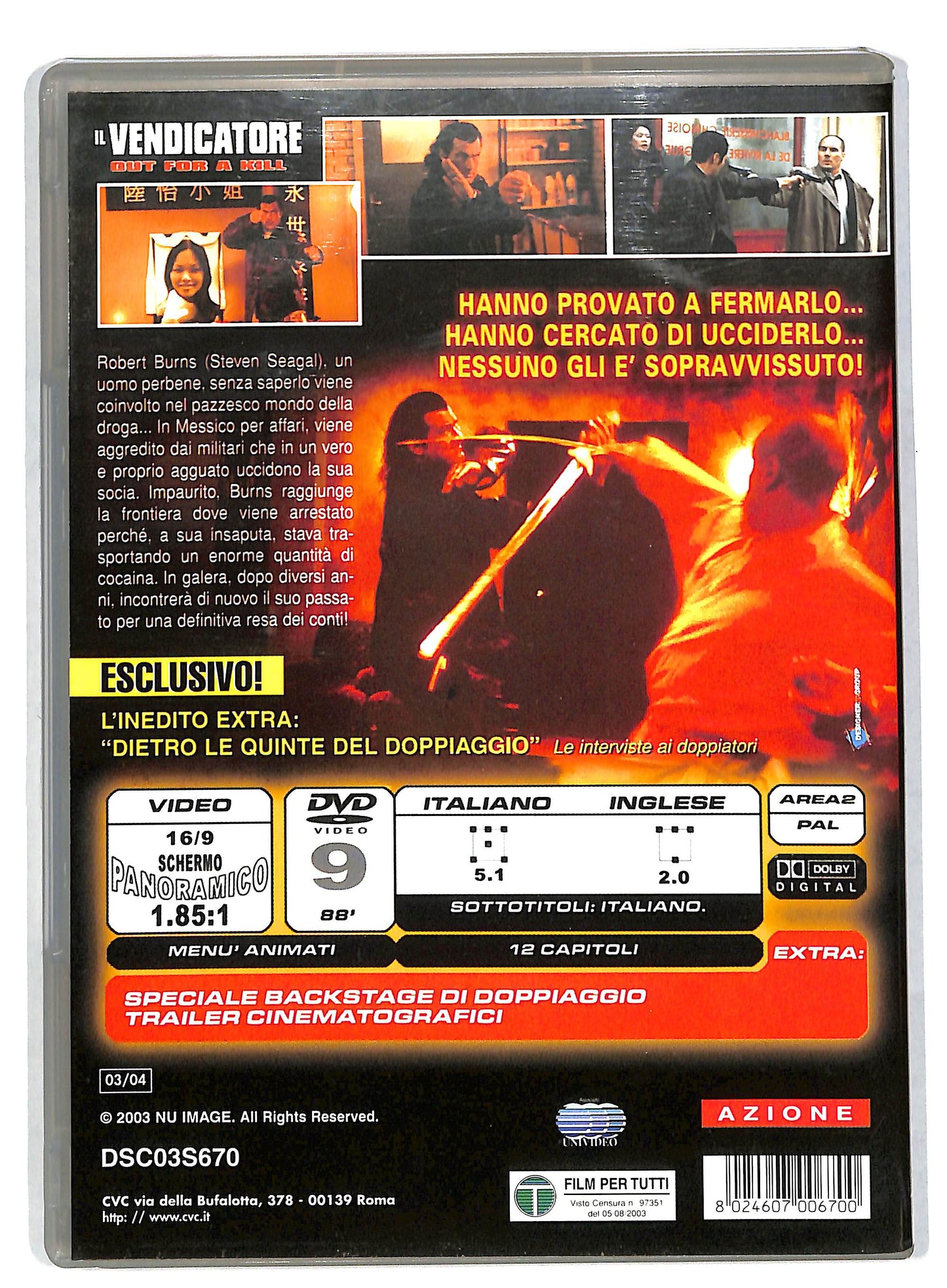 EBOND Il vendicatore - Out for a Kill DVD DB571823