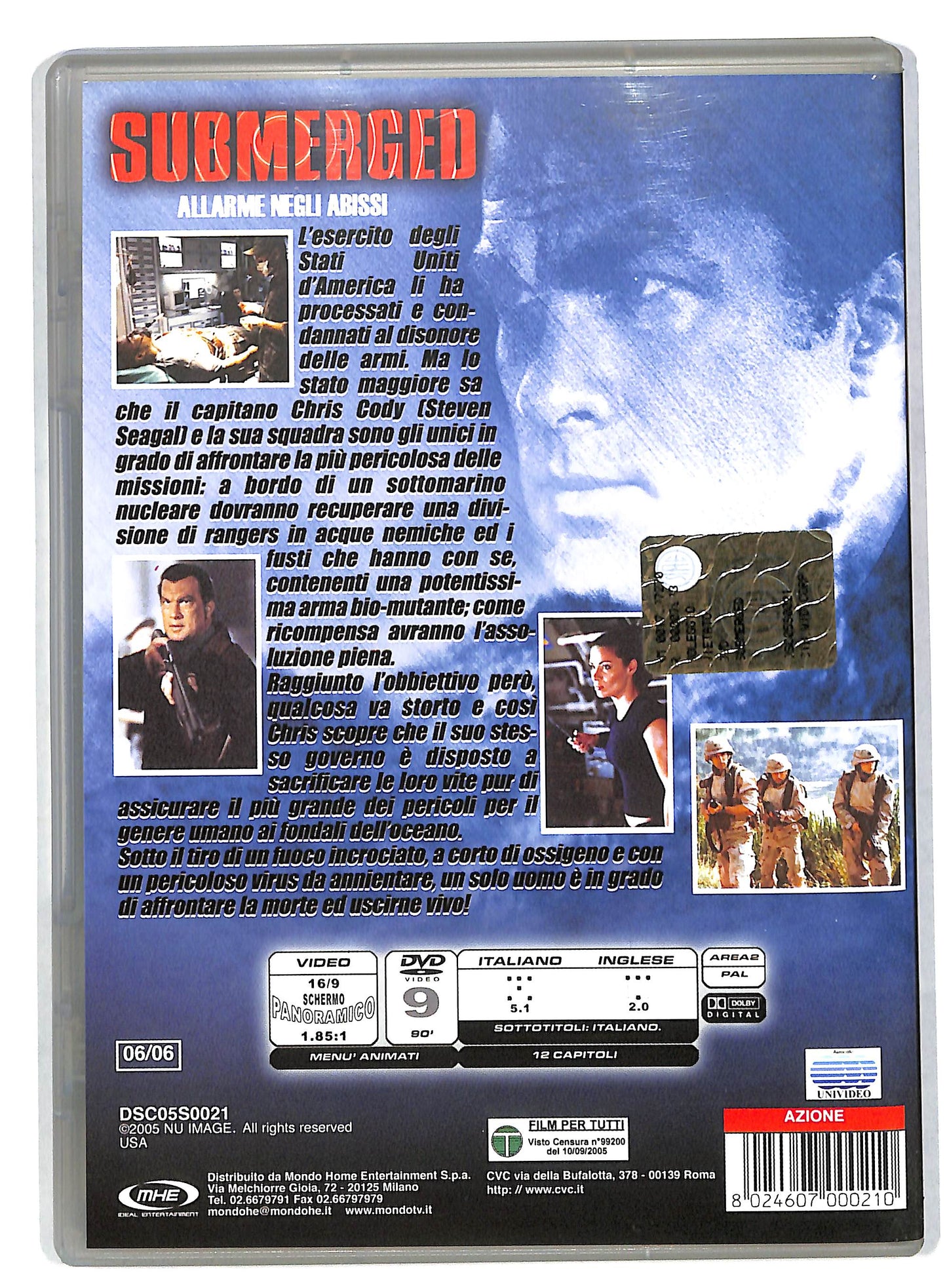 EBOND Submerged - Allarme Negli Abissi DVD DB571824