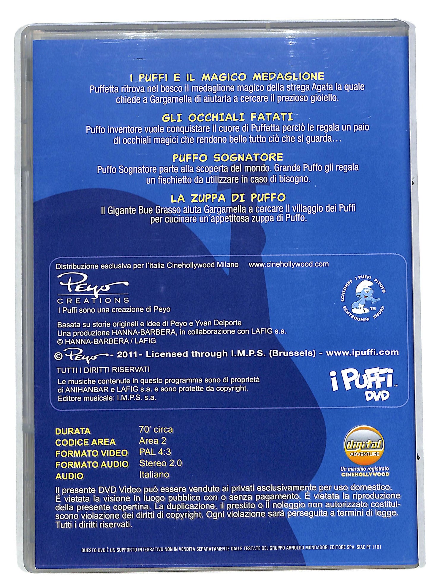 EBOND I puffi e il magico medaglione vol 1 EDITORIALE DVD DB572160