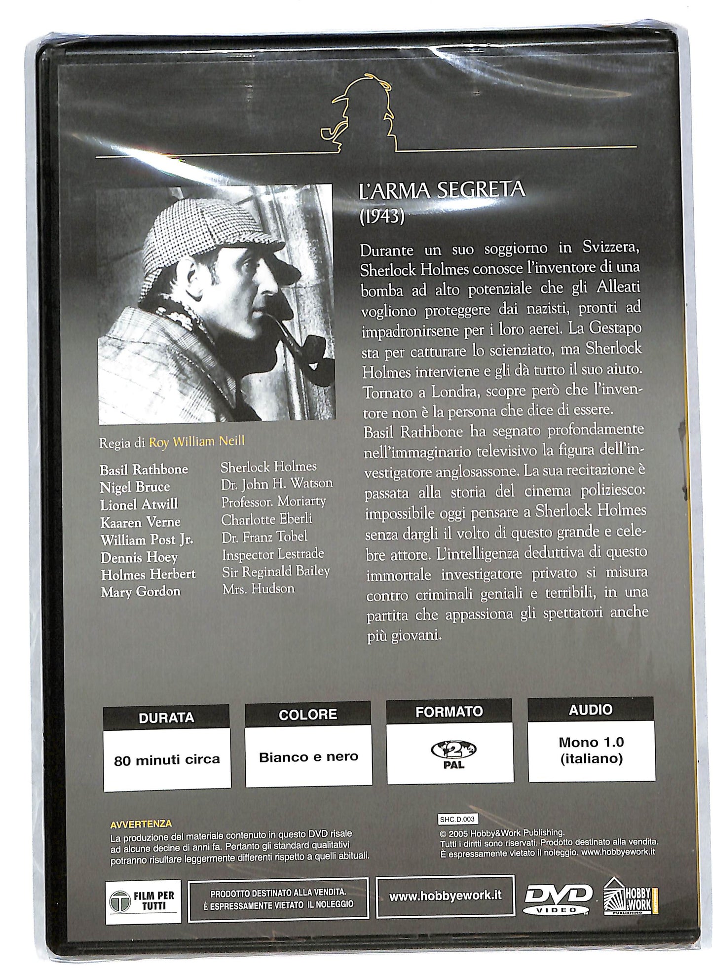 EBOND Sherlock Holmes l'arma segreta vol 3 EDITORIALE DVD DB573122