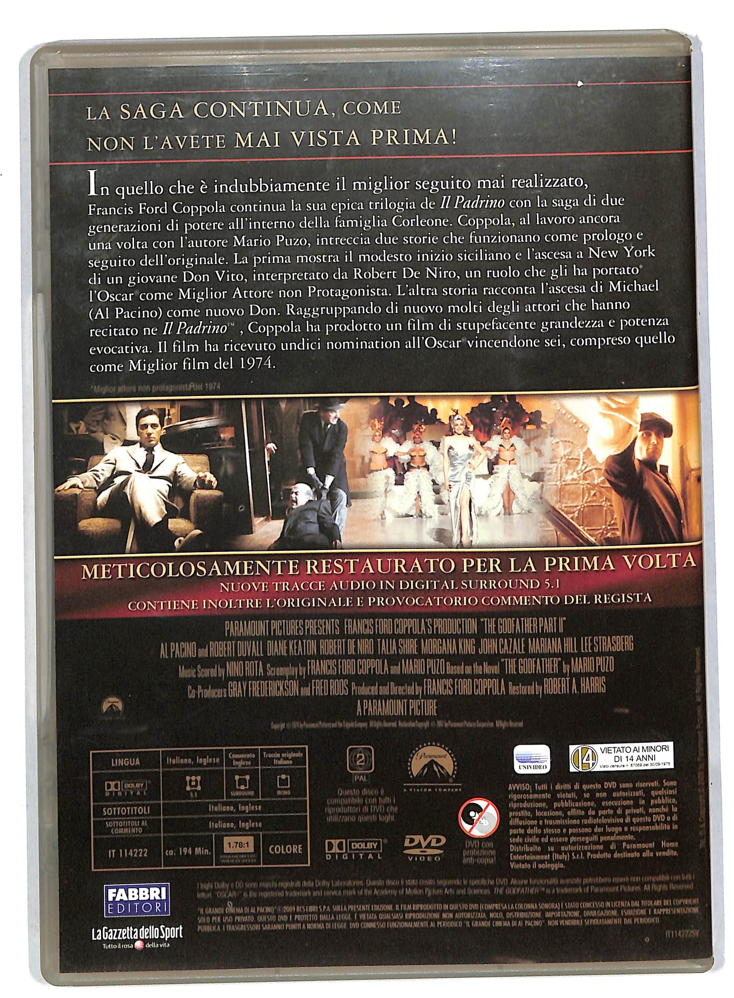 EBOND Il padrino parte 2 EDITORIALE DVD DB573159