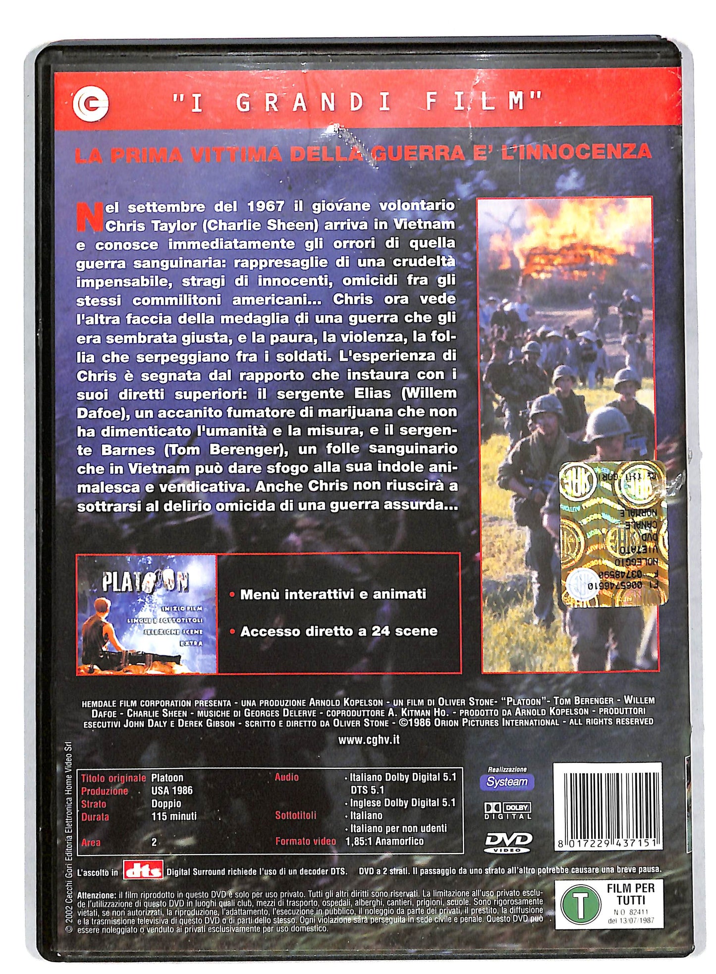 EBOND Platoon DVD DB575135